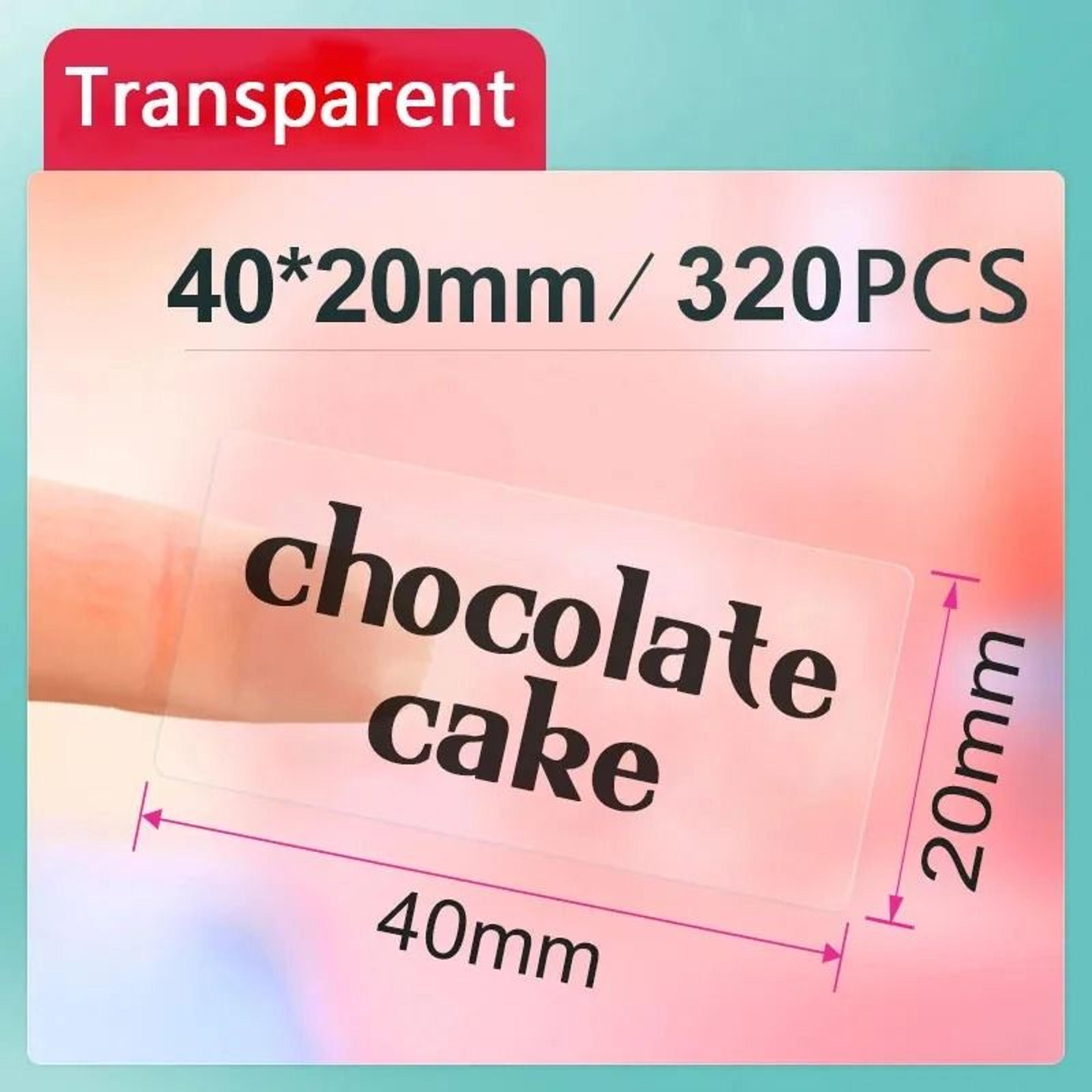 Niimbot B1 B21 Official Transparent Thermal Label Sticker Rolls 7