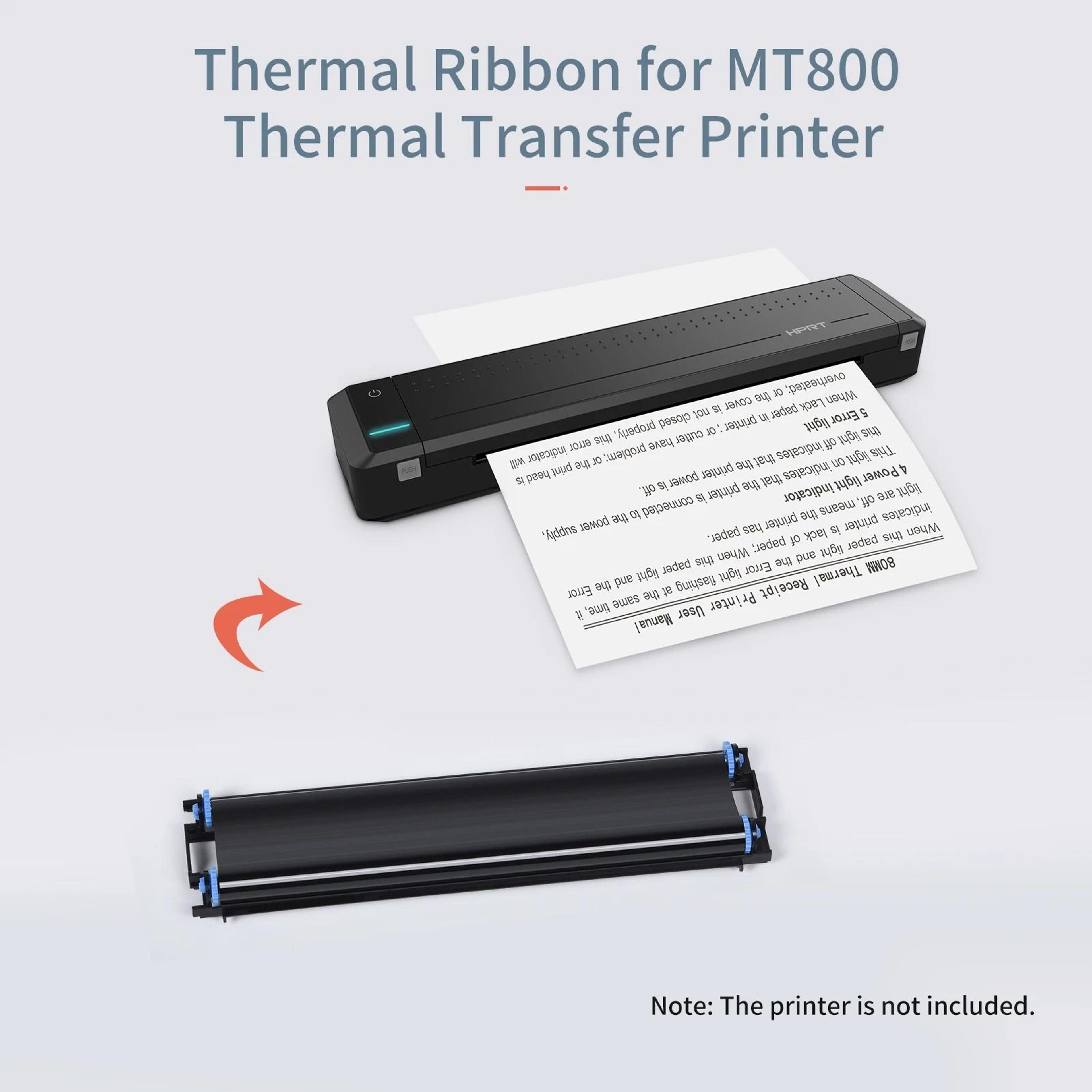 hprt mt800 thermal transfer ribbon rolls with rfid function