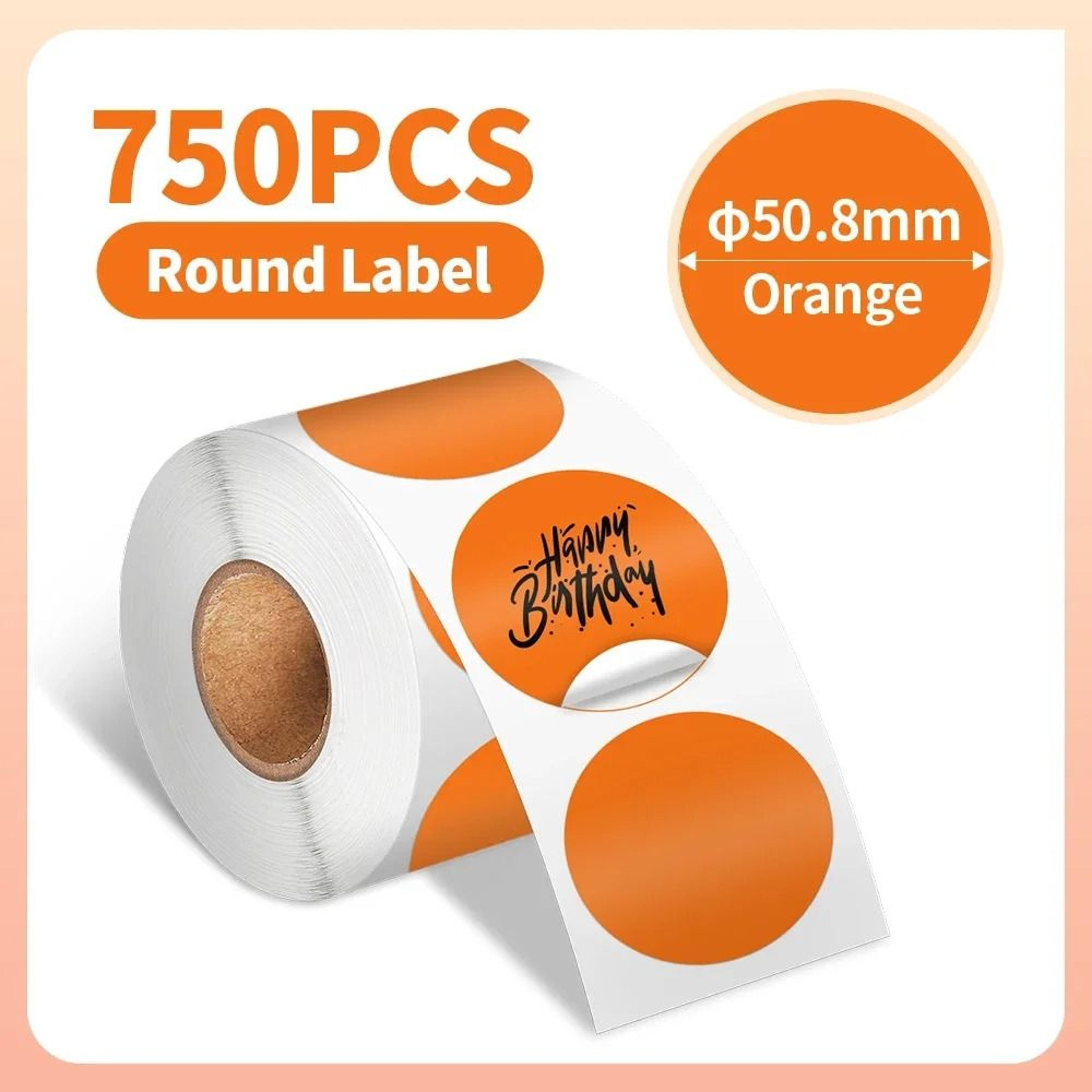 Phomemo 5001000 Pcs Round Thermal Label Paper Waterproof Stickers For 241 Printer 12