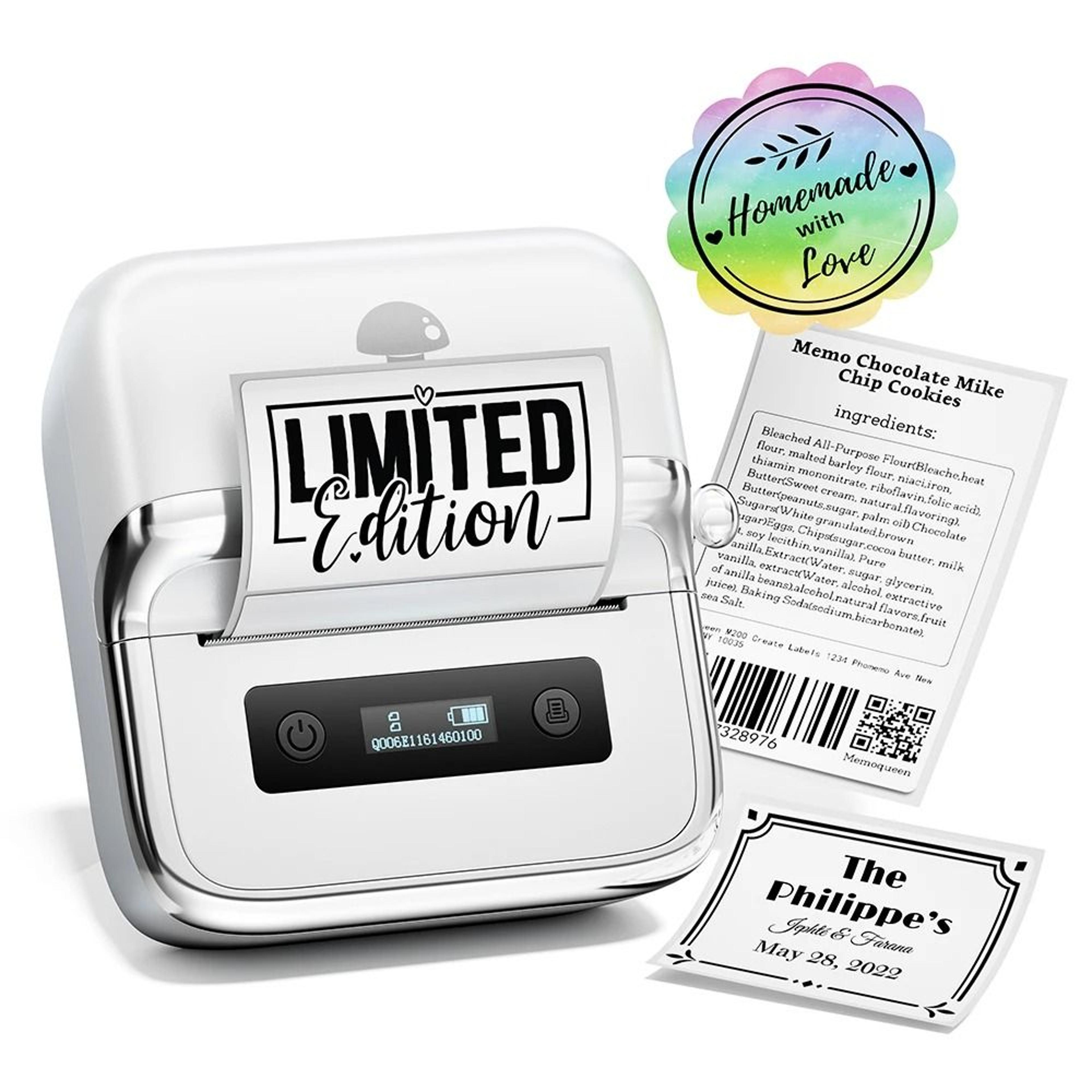 Phomemo M250 Wireless Bluetooth Thermal Label Printer For DIY Notebooks  Price Tags 8