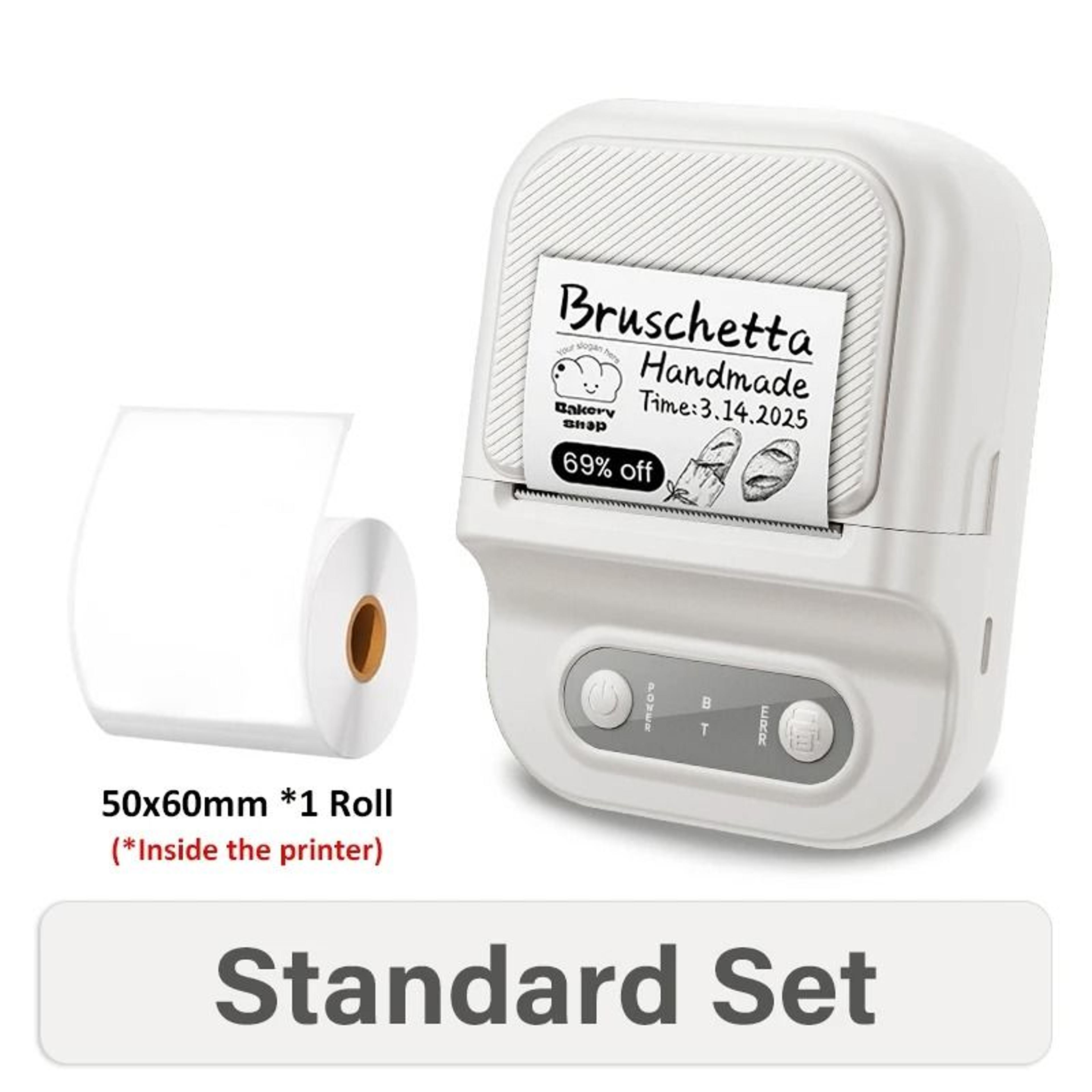 Portable Mini Thermal Label Printer Wireless Bluetooth Marker For Home Office  Business 8