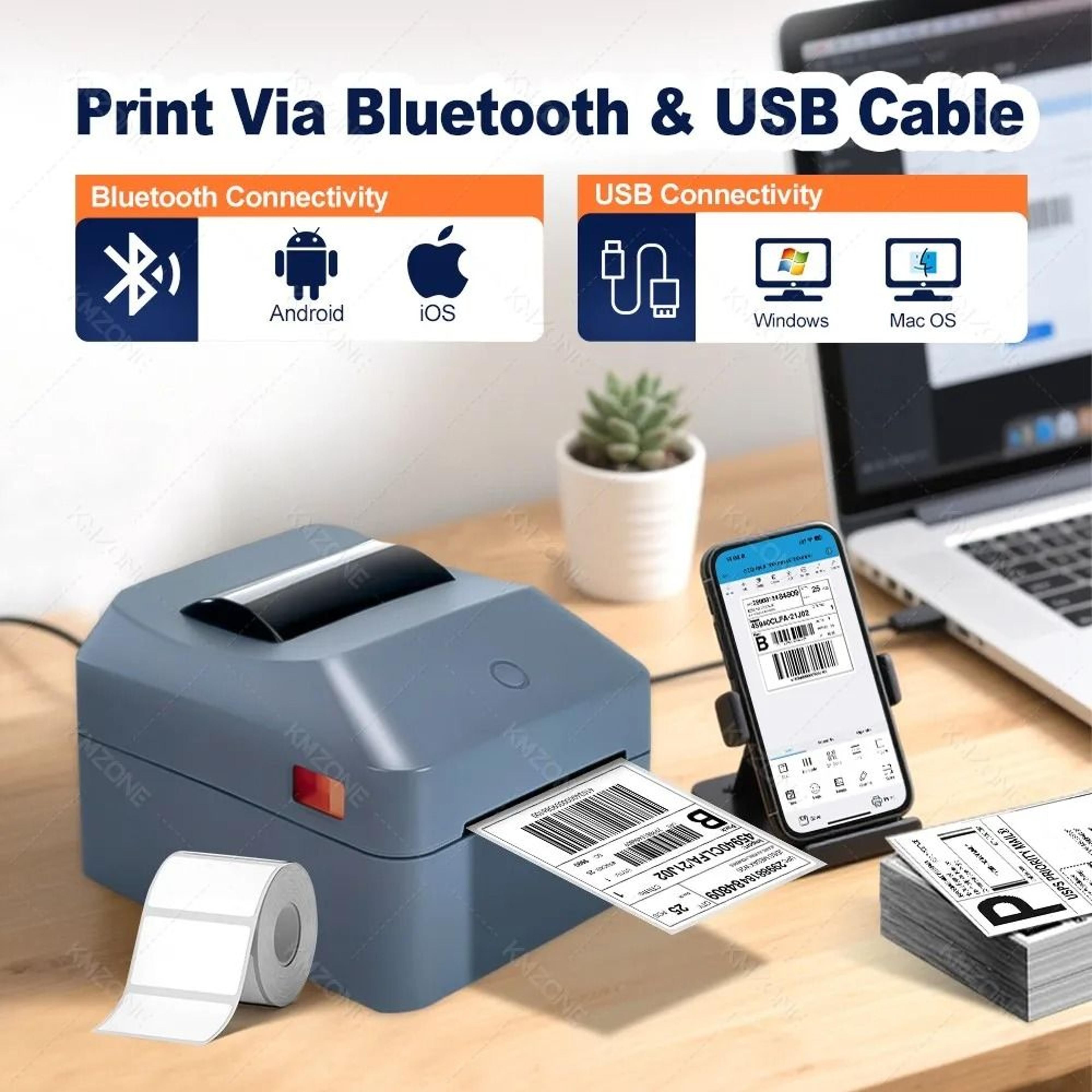 4Inch Desktop Thermal Shipping Label  Waybill Printer For DHL FedEx  Express 1