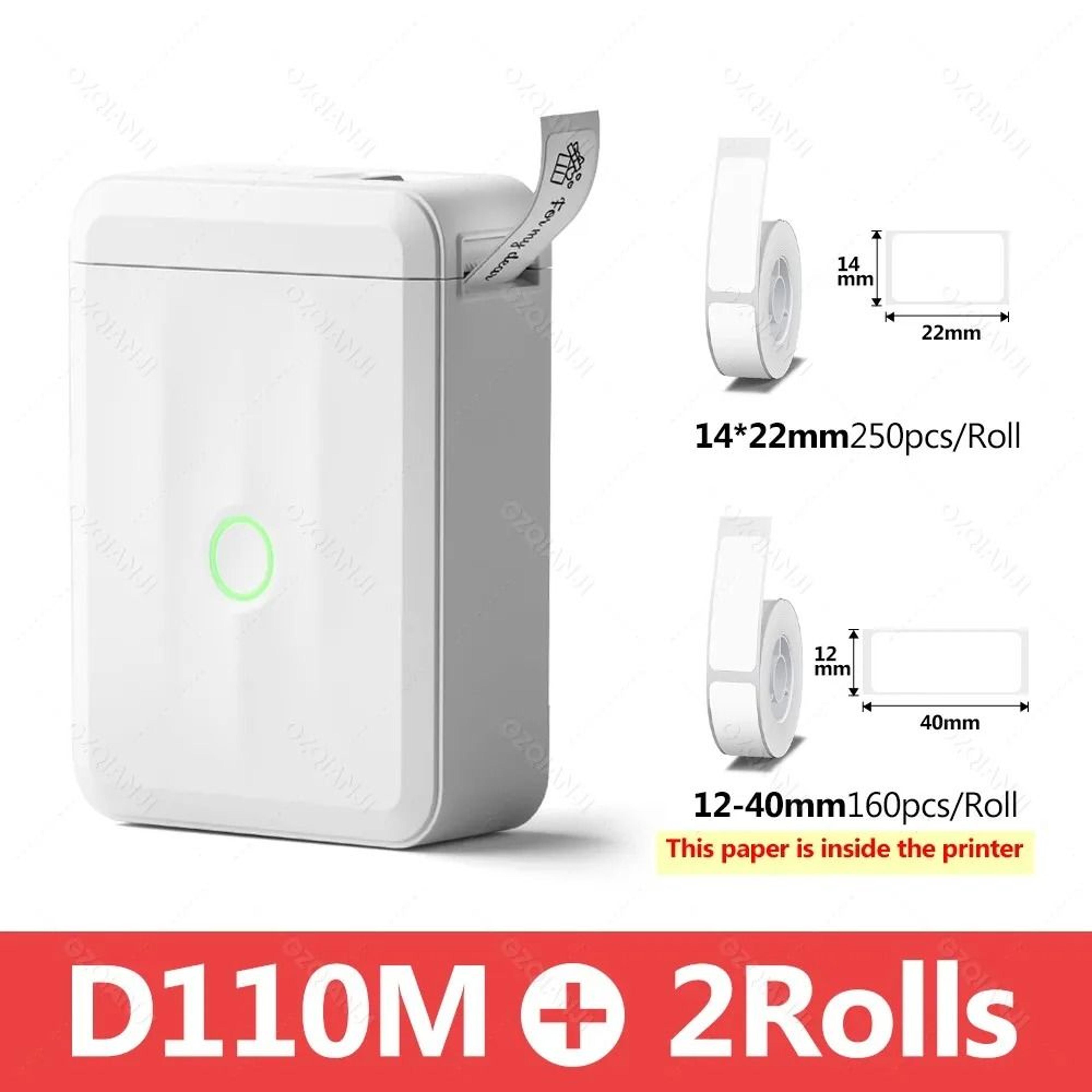 Niimbot D110 Smart Portable Label Printer Mini Pocket Bluetooth Thermal Sticker Maker 8
