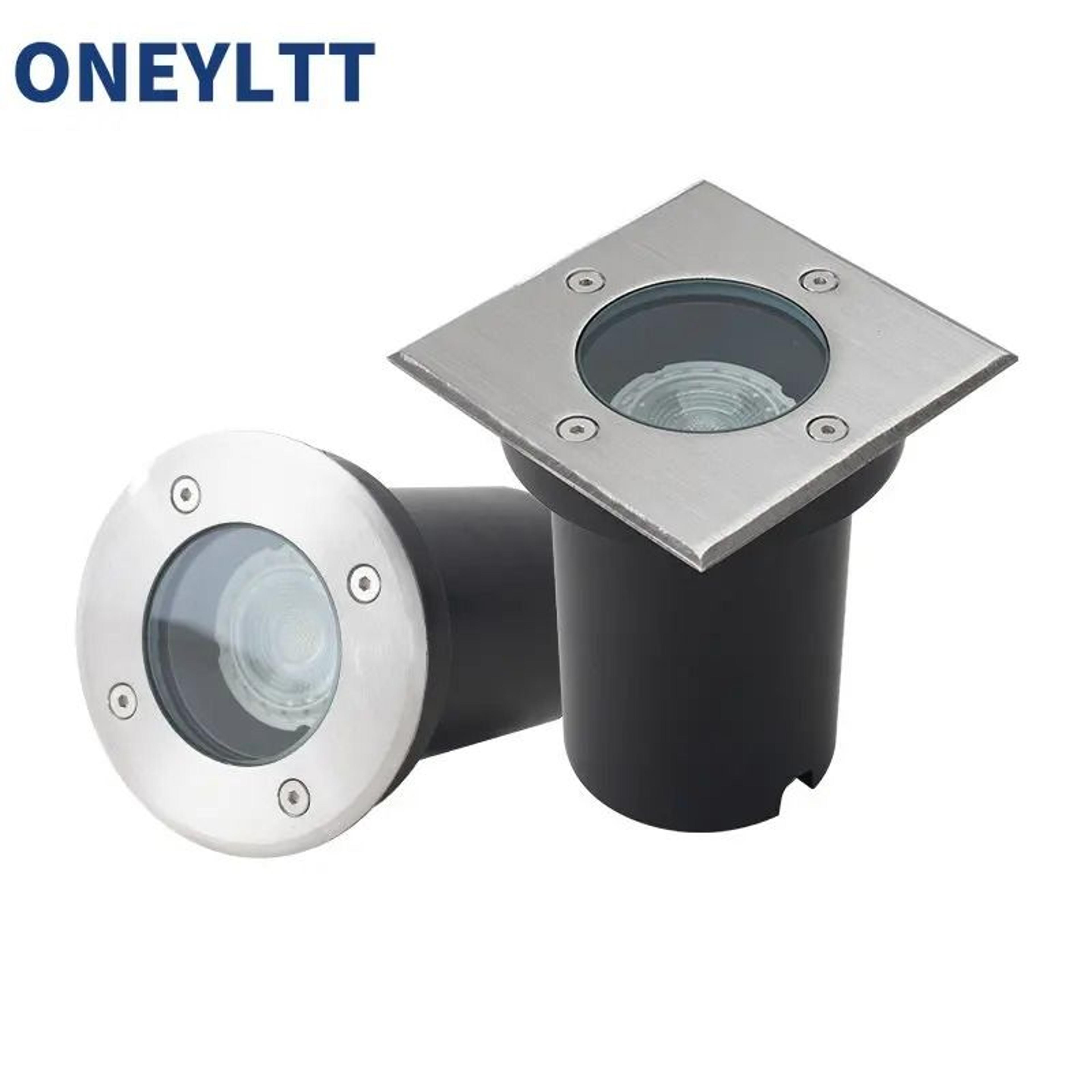 outdoor waterproof gu10 in-ground well light – stainless steel buried landscape spot fixture