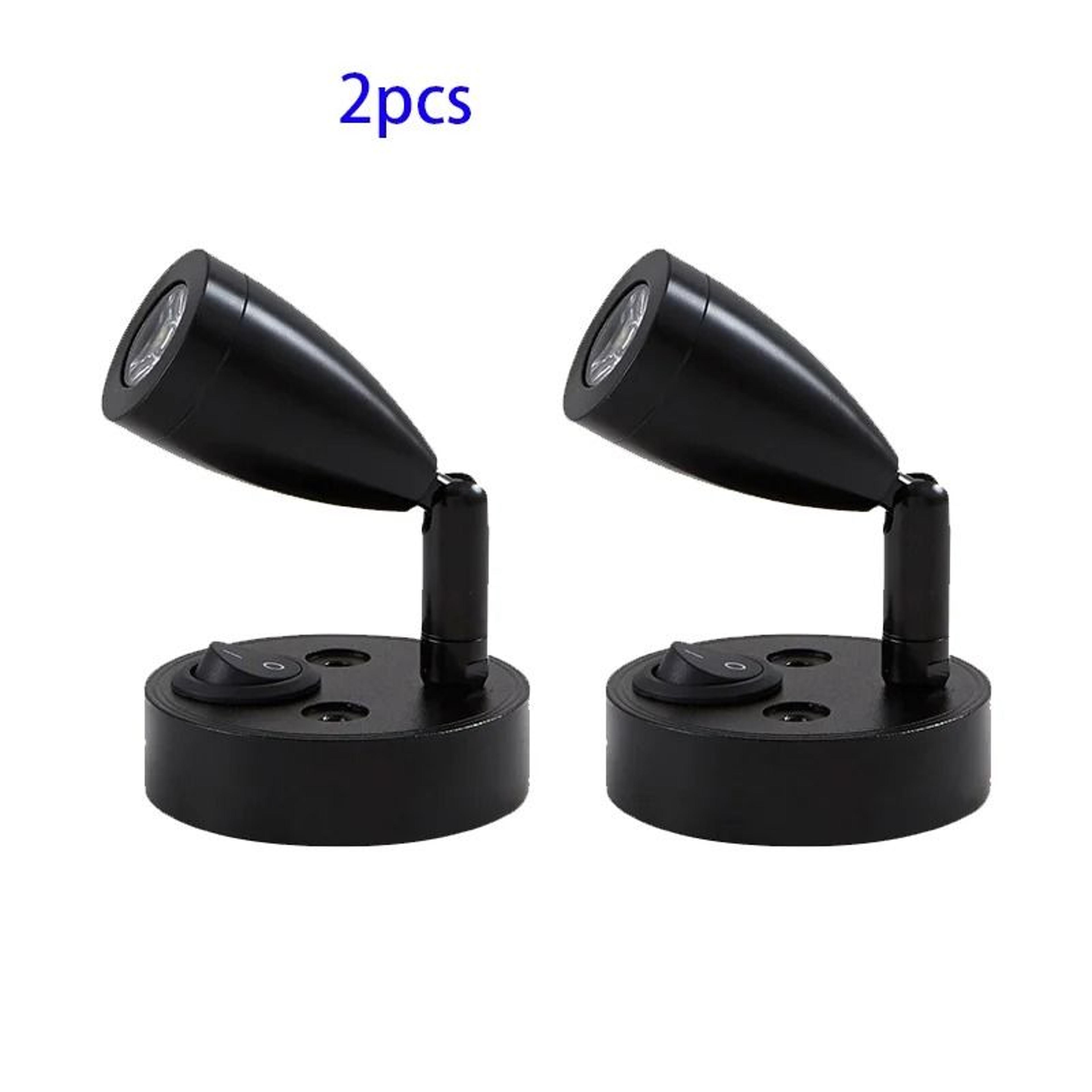 DC 12V LED RV Reading Spotlight  3W Aluminum Adjustable Wall Lamp With Switch 9