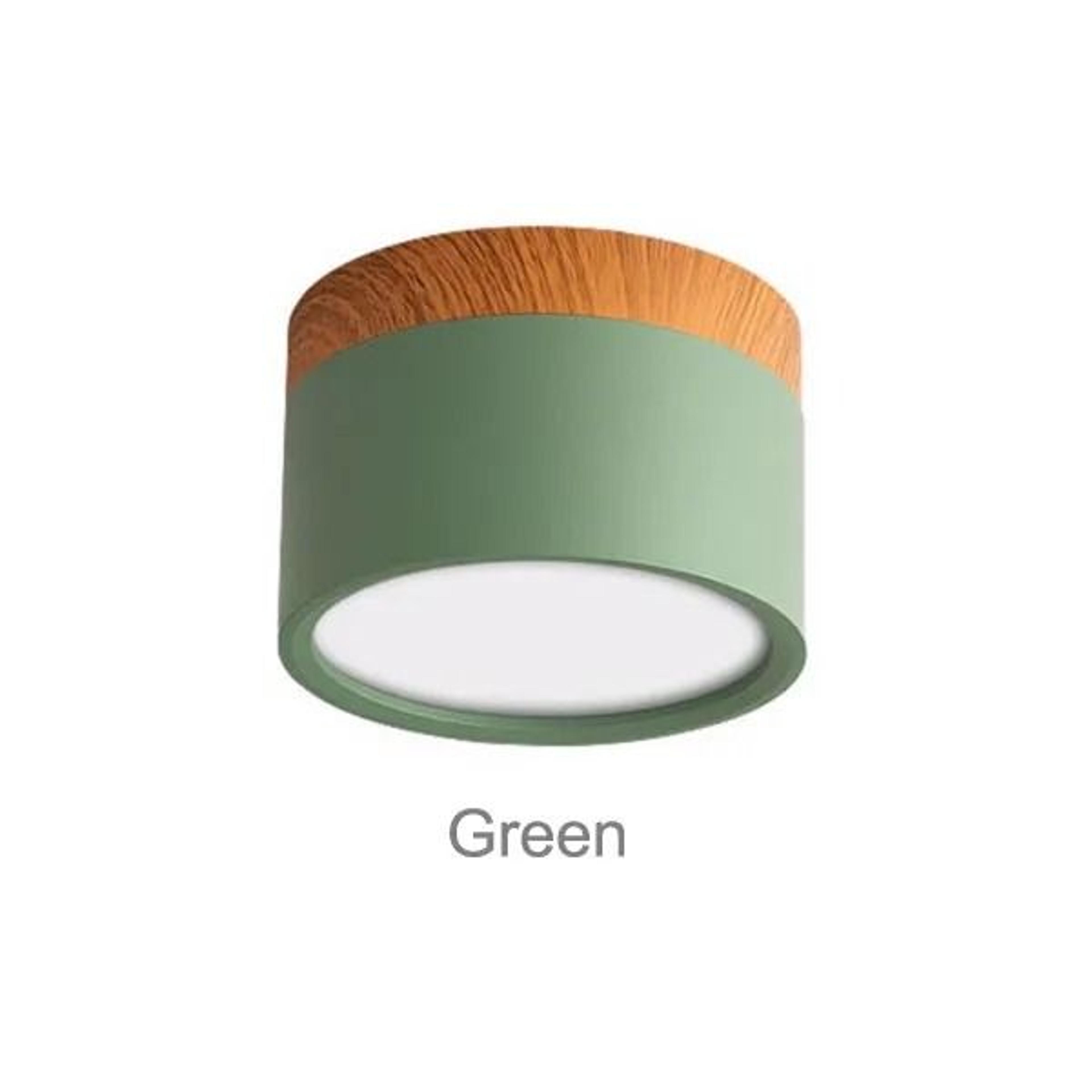 Nordic Wood Dimmable LED Downlight  Modern SurfaceMount Ceiling Spotlight 9