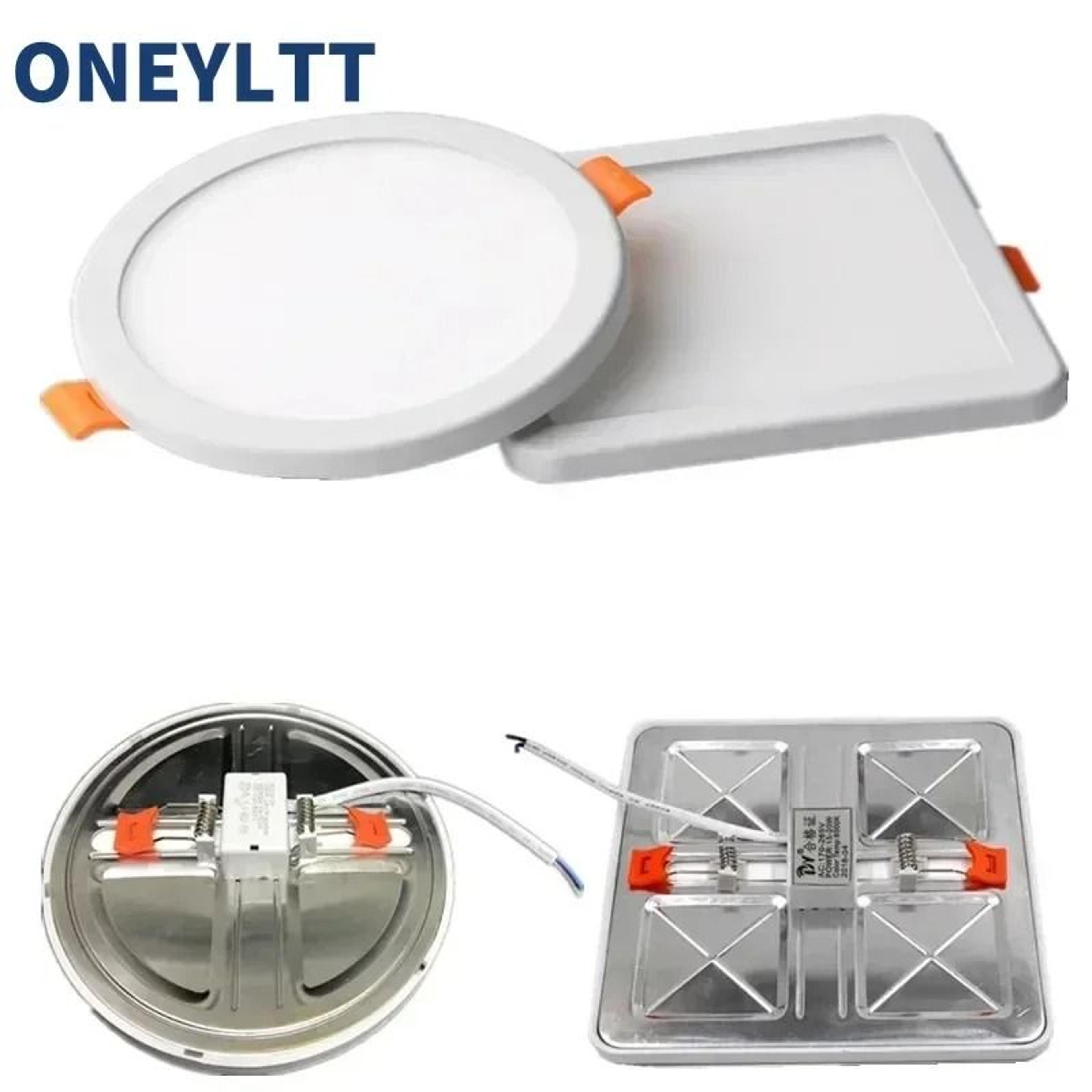 ultra-thin adjustable led ceiling panel downlight – fit 50mm–200mm cutout holes