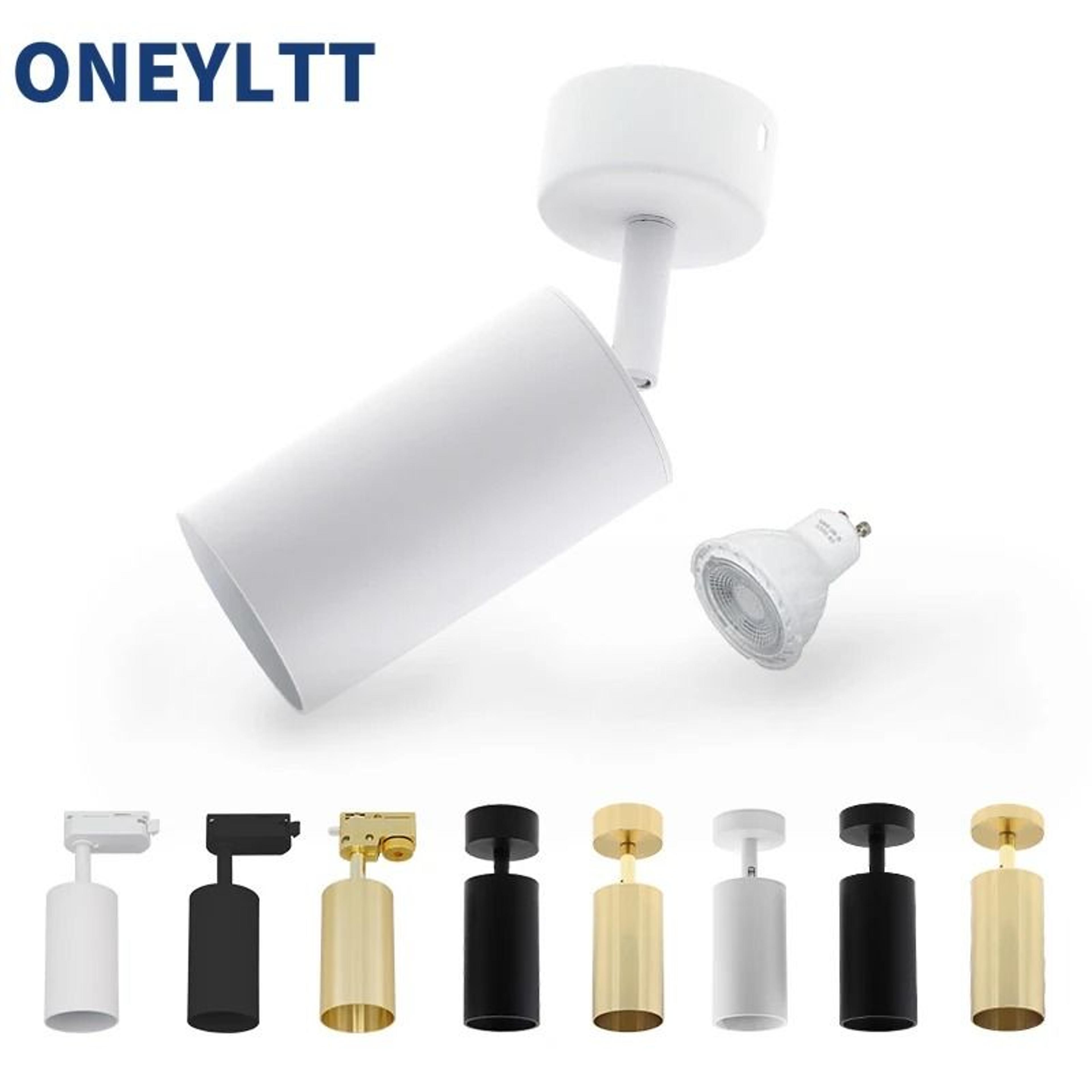 360 Rotatable SurfaceMounted GU10 Spotlight  Modern Ceiling  Wall Track Downlight 1