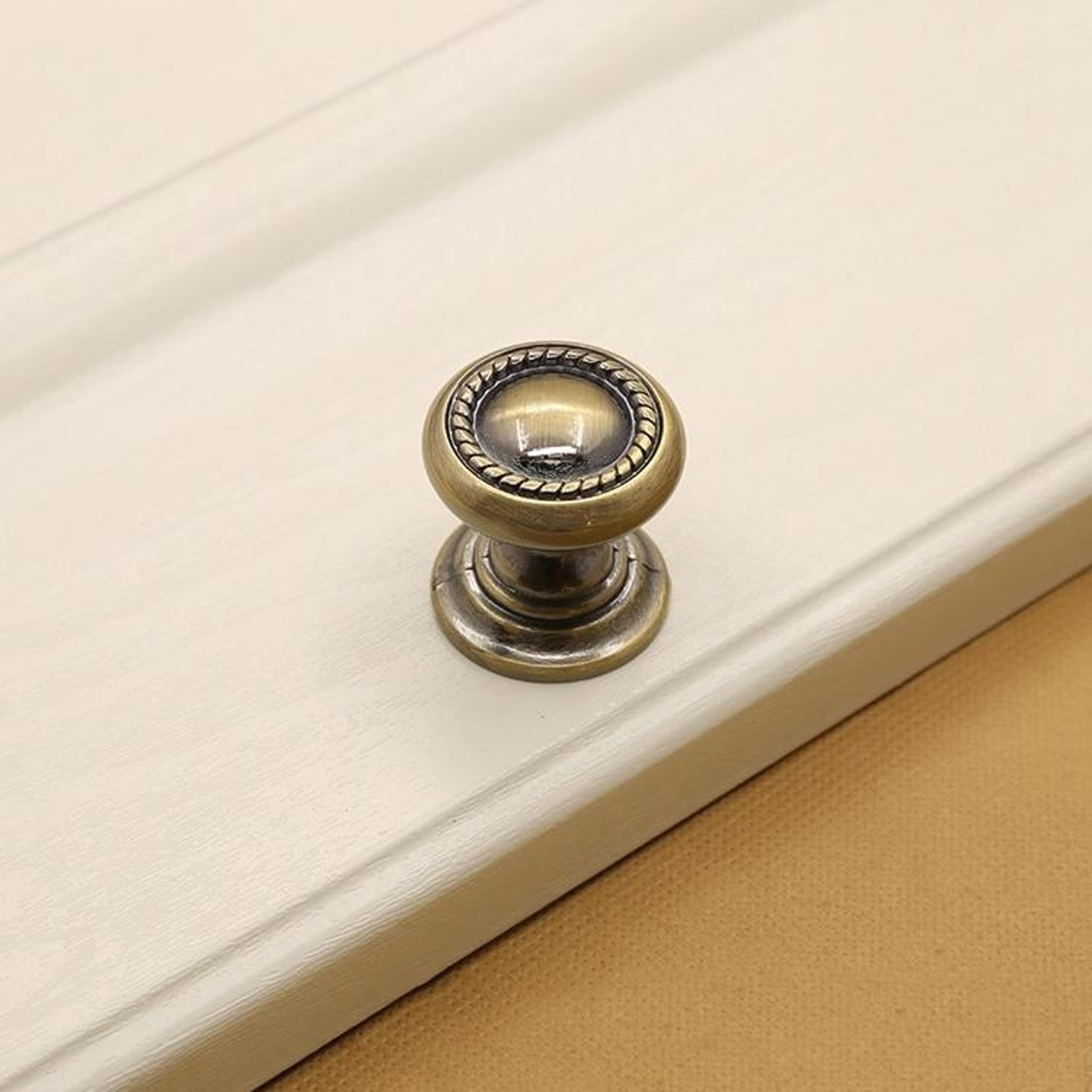 green bronze vintage cabinet handle, zinc alloy single hole drawer pull for wardrobe & cabinets