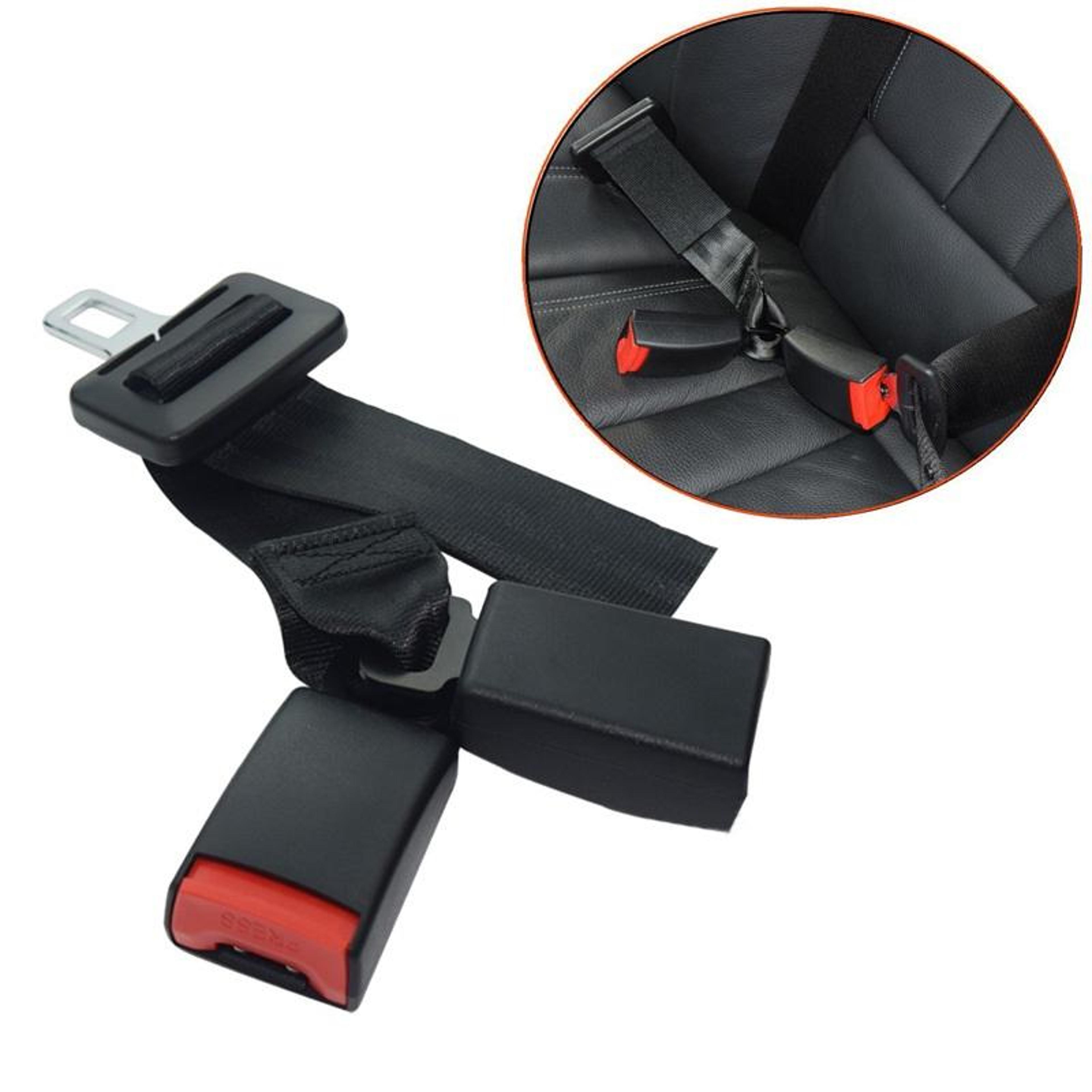 universal car seat belt extender & rear seat belt splitter connector for back seat safety
