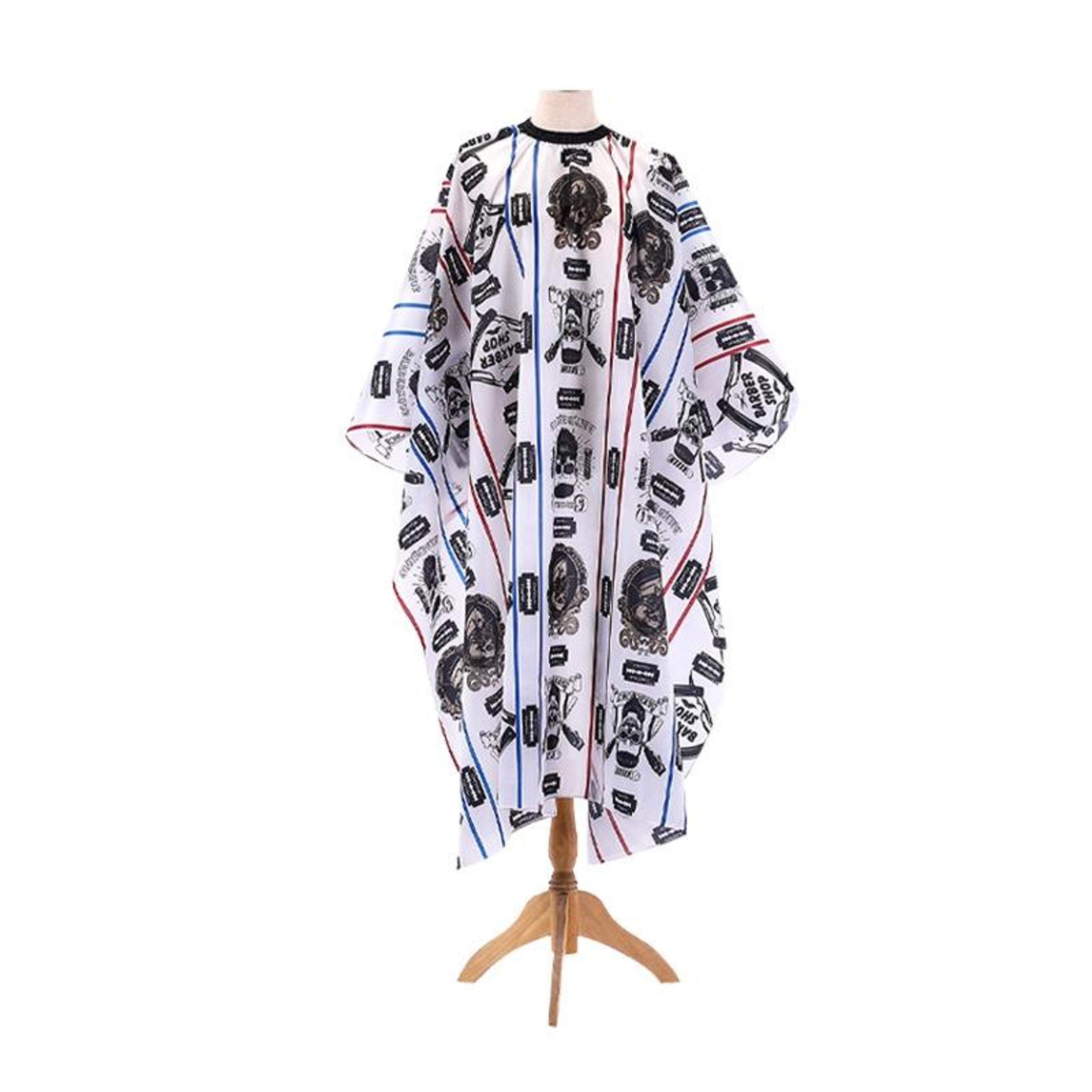 lightweight adjustable hairdressing apron barber cape striped salon cutting shawl for home & professional use