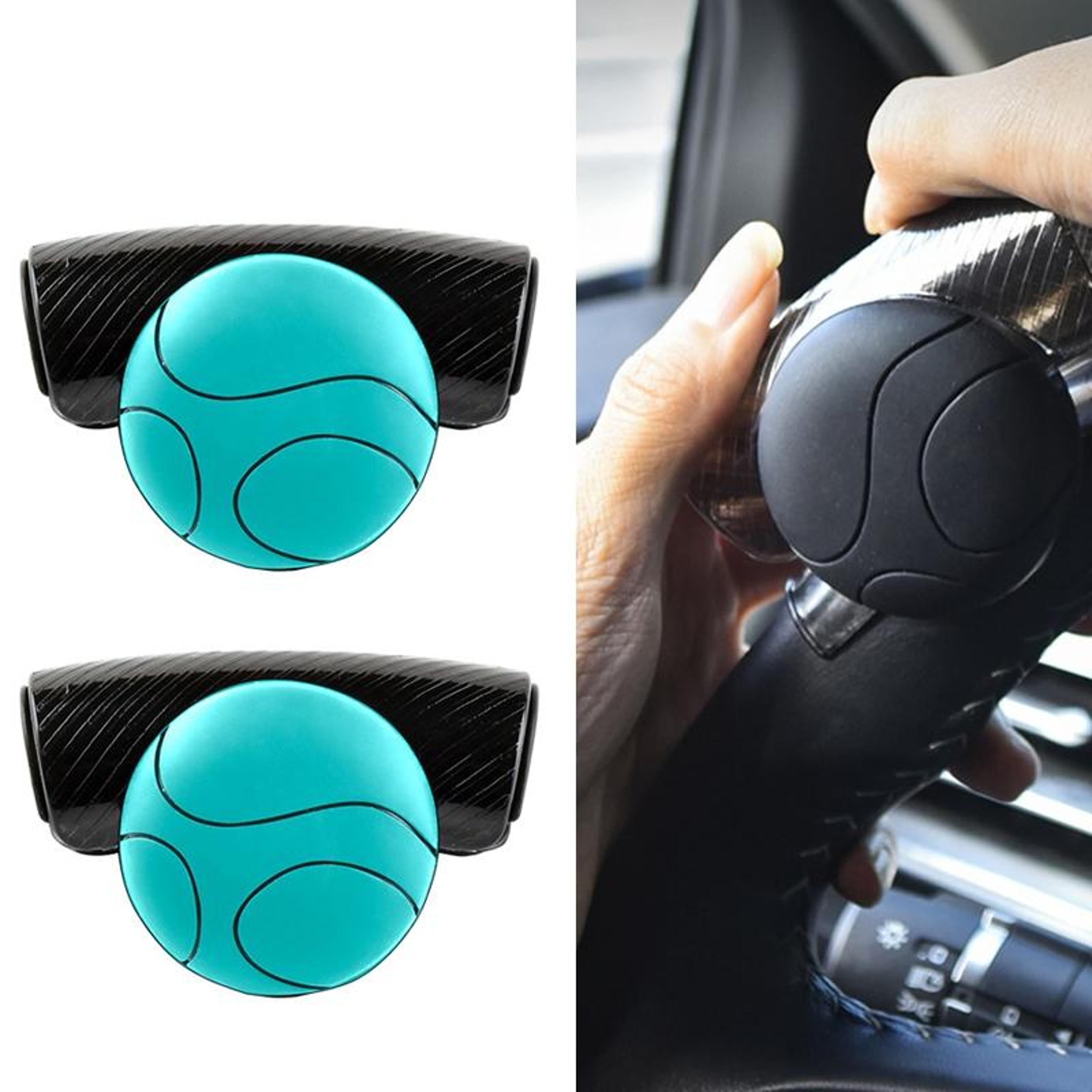 smooth turn steering wheel booster knob with silicone grip for easy one-hand driving