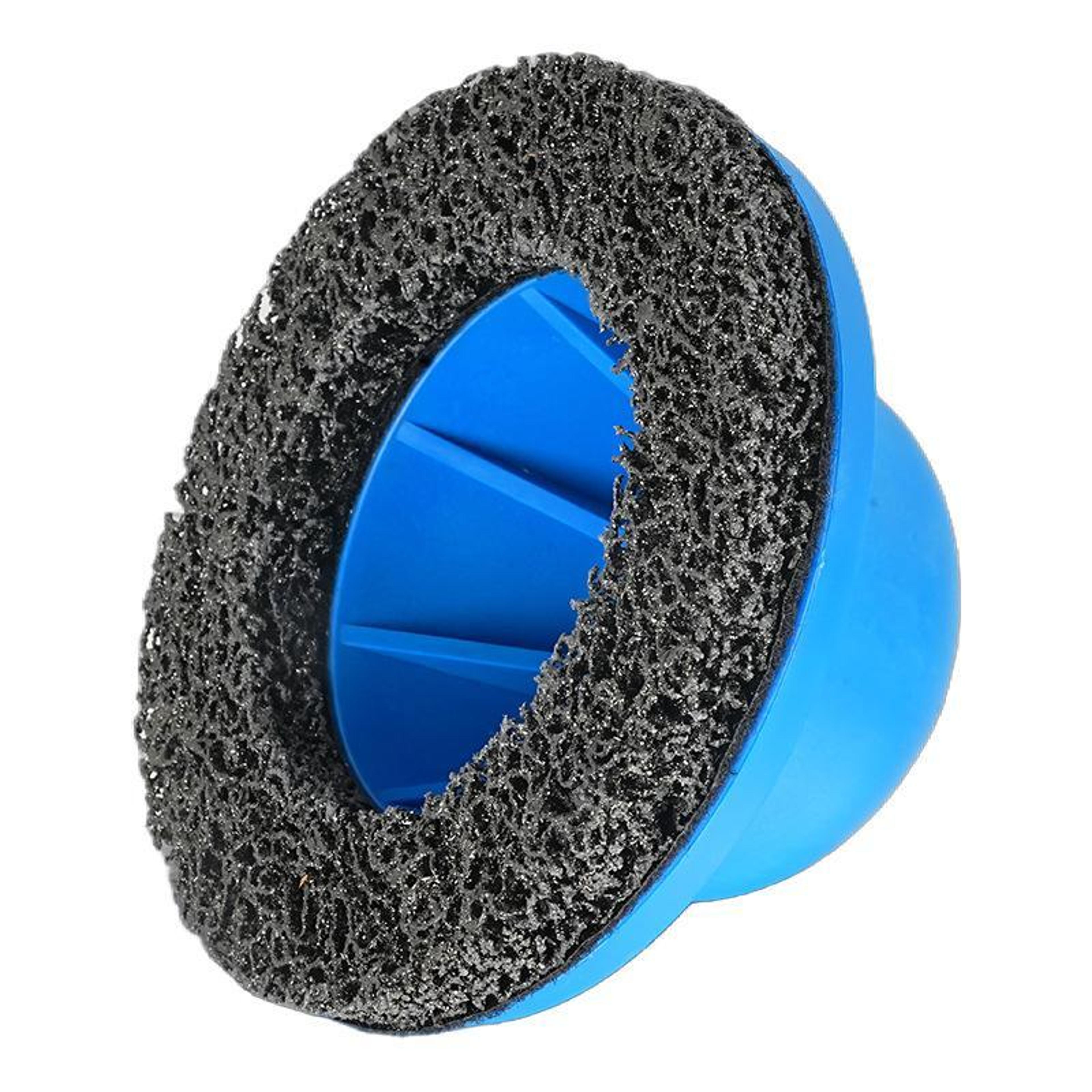 car wheel hub & brake disc cleaning tool set, blue regular version