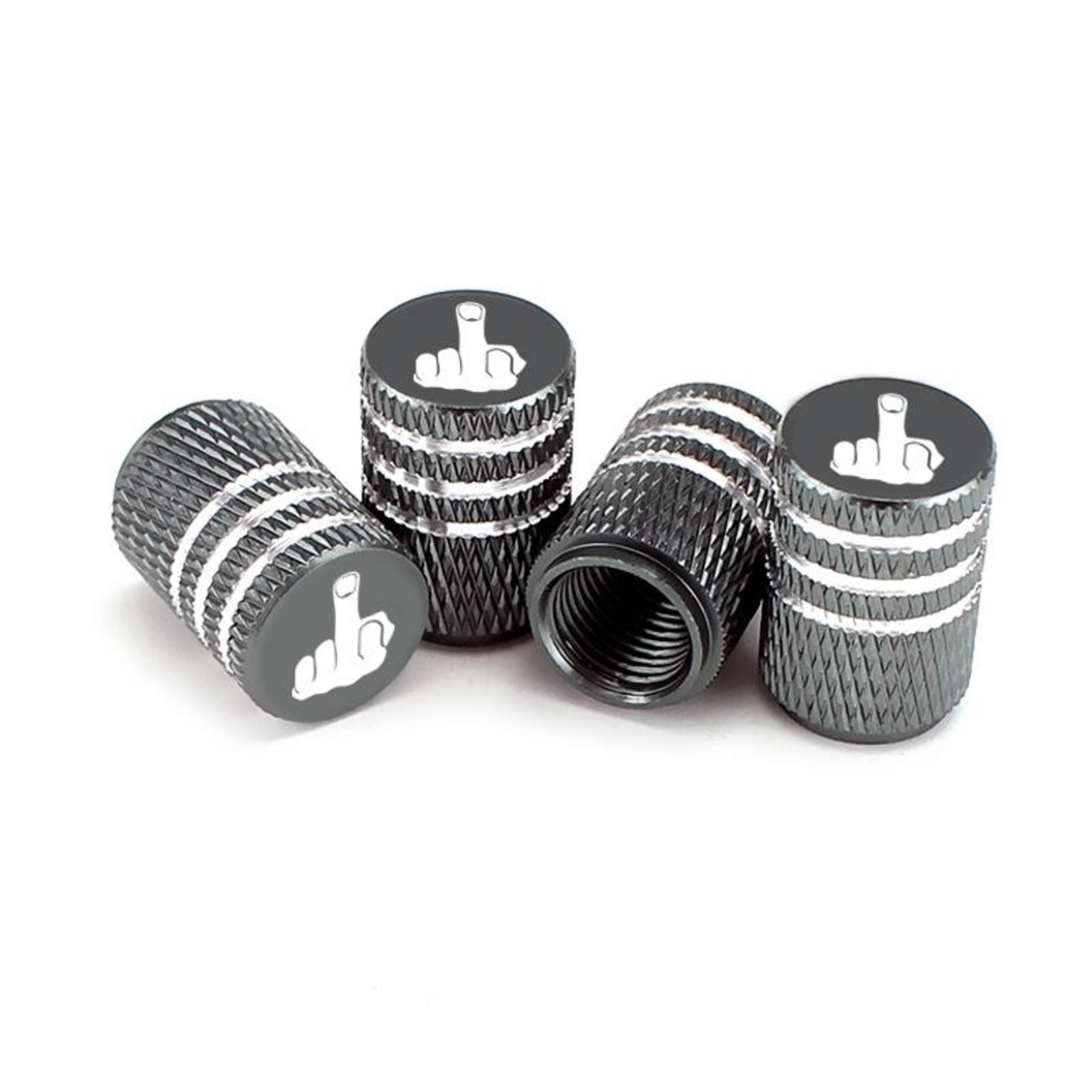laser ion car tire valve caps universal aluminum alloy anti-theft dustproof