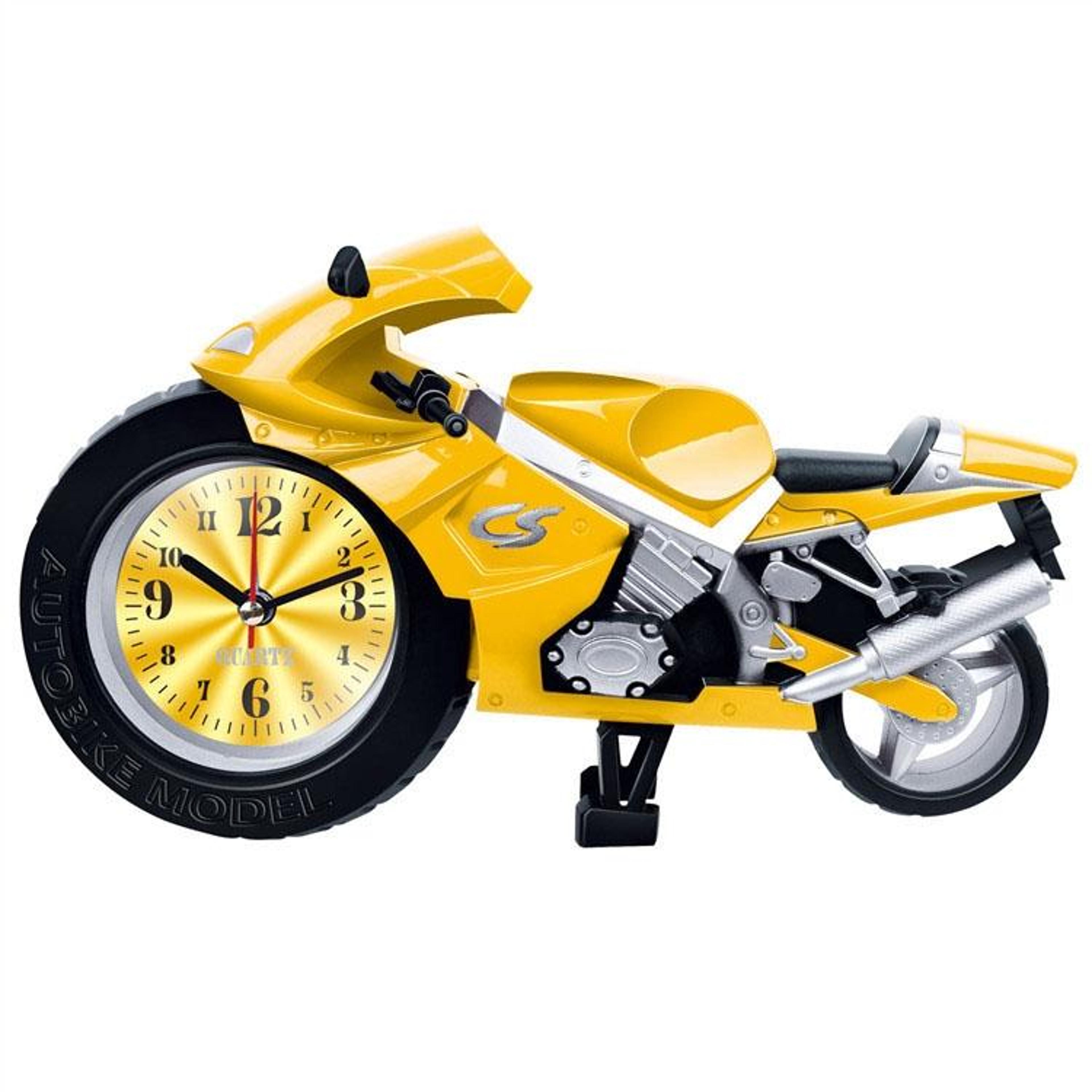 Creative Motorcycle Alarm Clock Desk Clock Model Decorative Shelf Gift 5