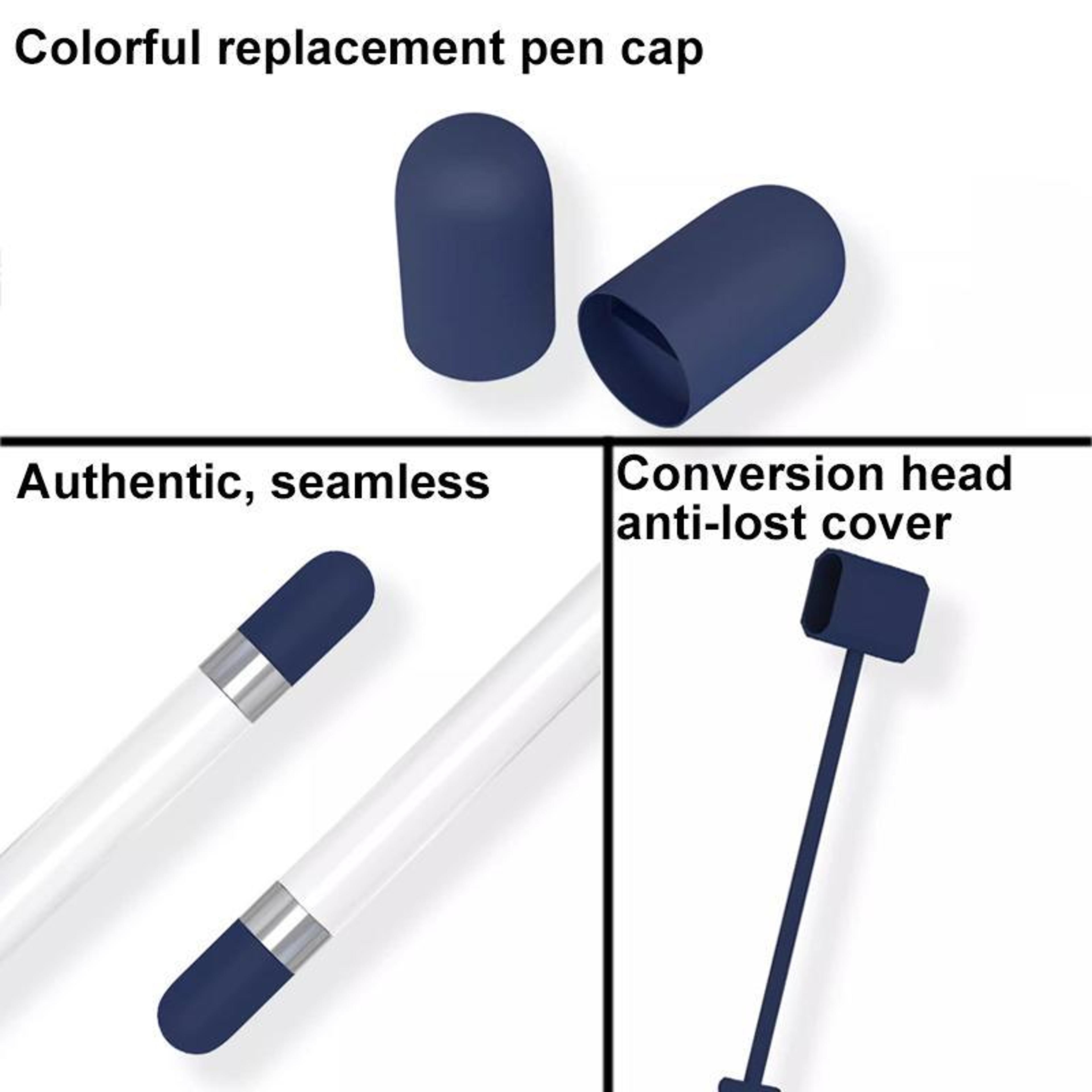 4in1 Apple Pencil AntiLost Silicone Cover Set  Protective Cap  Tip Holder 11