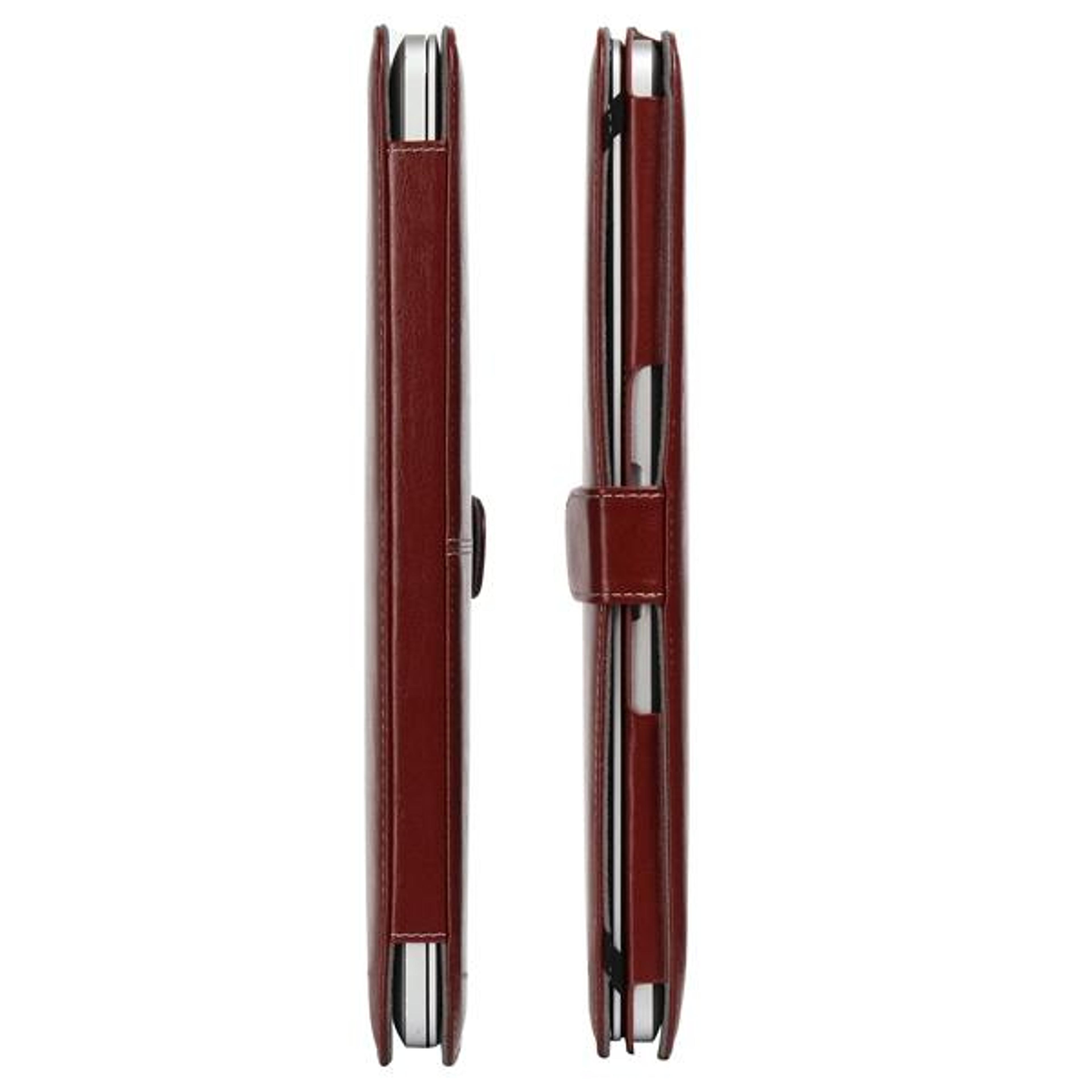 Eco Friendly Leather Case For MacBook Pro Retina 154 Snap Fastener Protective Sleeve Brown 7