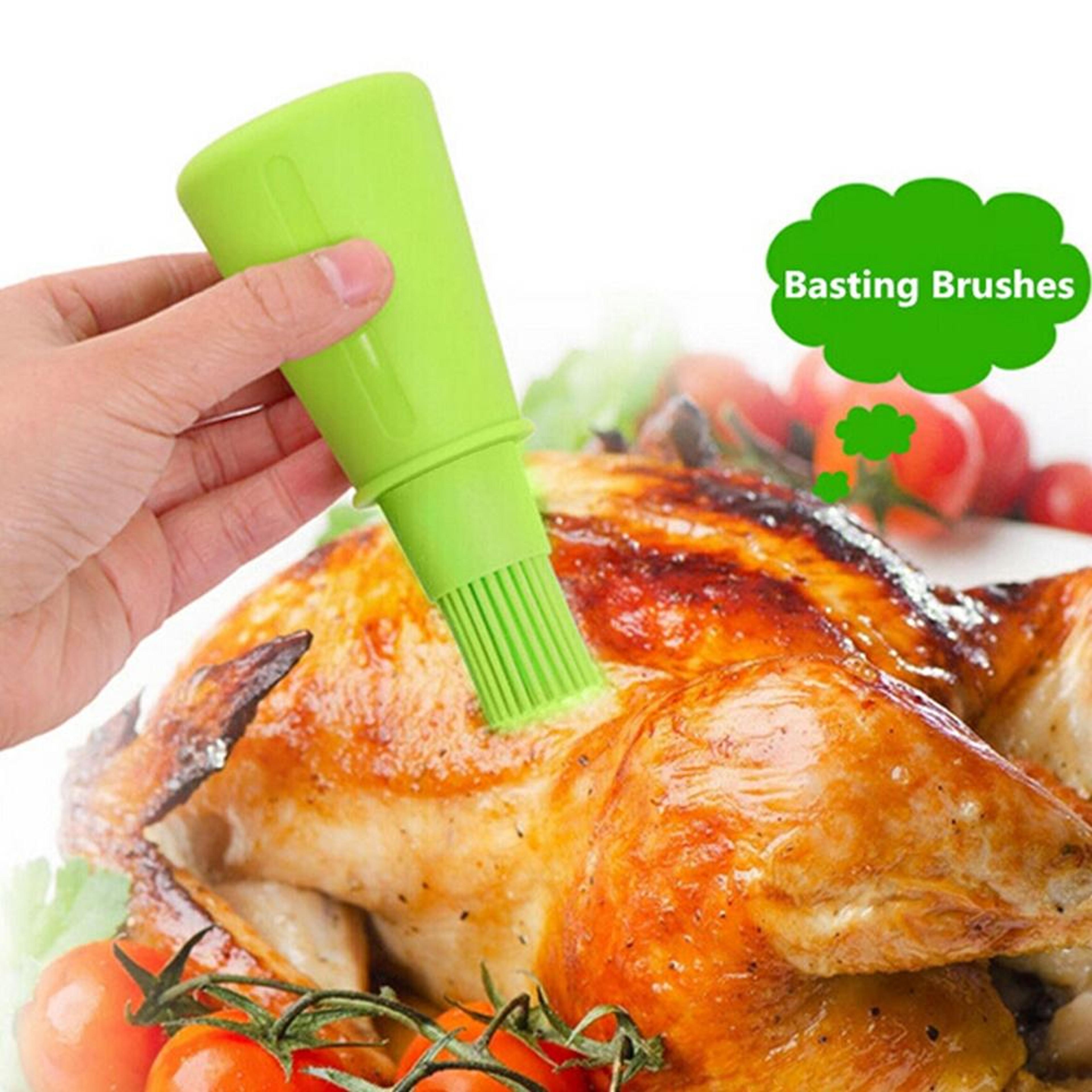 Premium Silicone Oil Brush  Oil Dispenser Bottle For BBQ Baking  Everyday Cooking 4