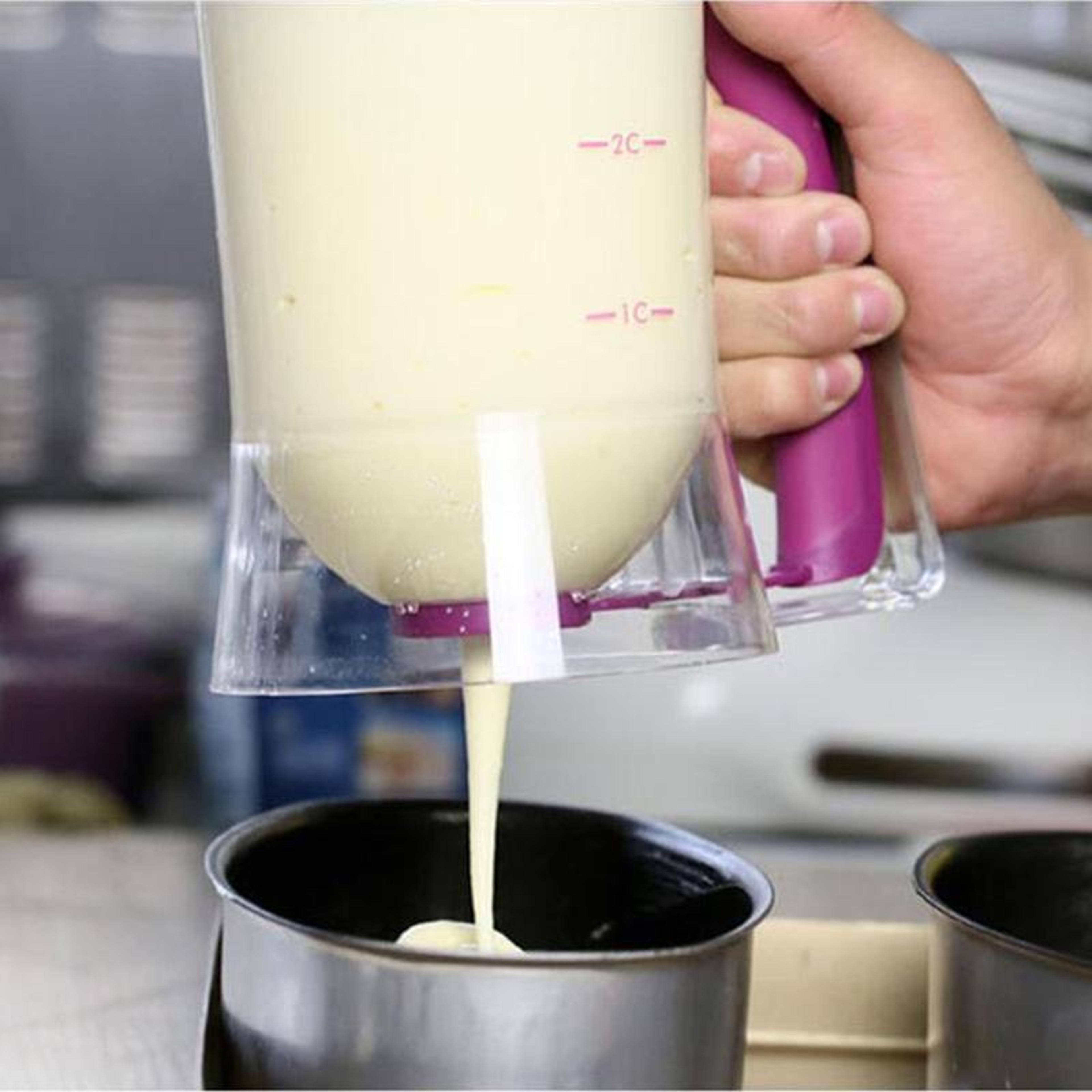 900ml Precision Batter Dispenser With Measuring Marks For Cupcakes Pancakes  Muffins 6