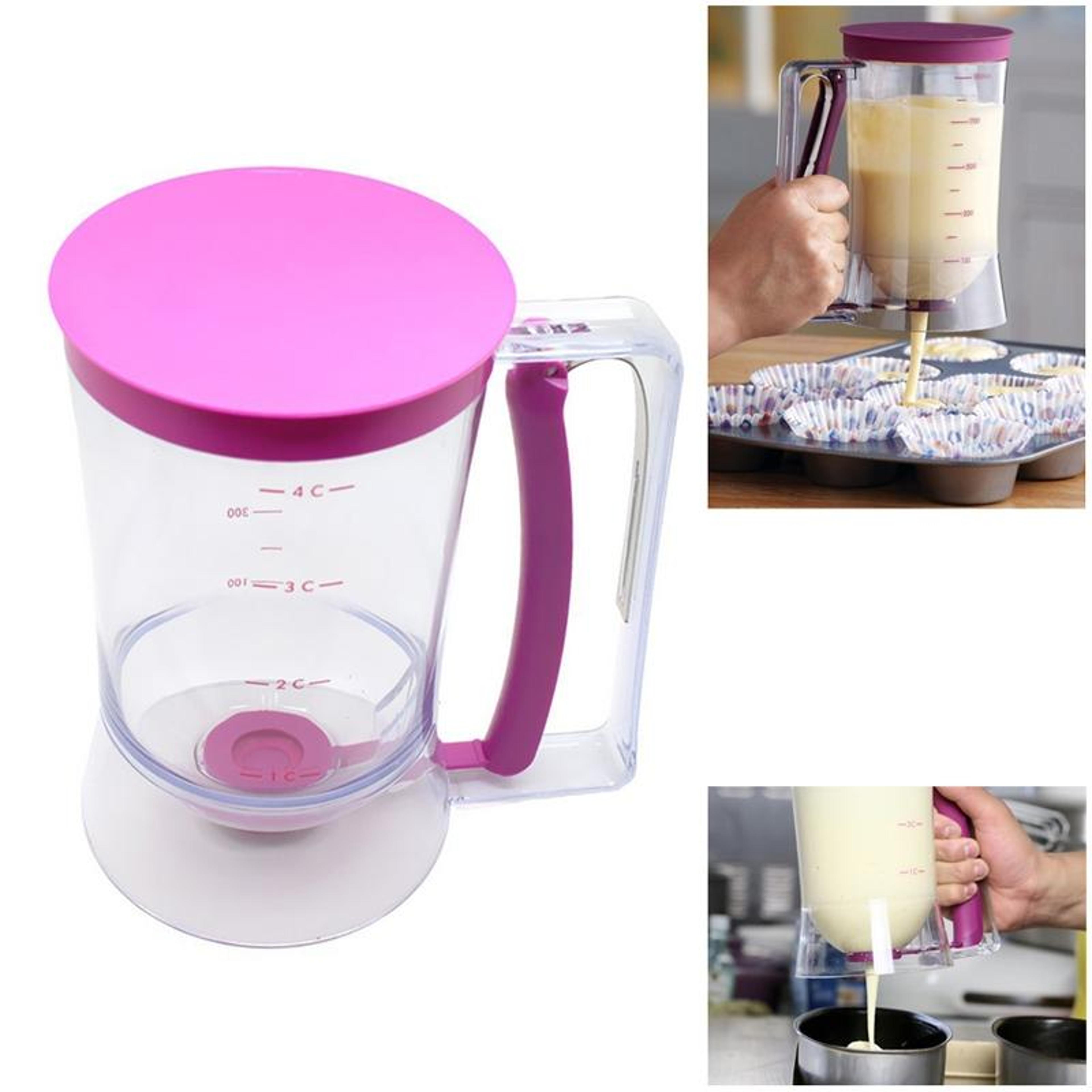 900ml Precision Batter Dispenser With Measuring Marks For Cupcakes Pancakes  Muffins 10
