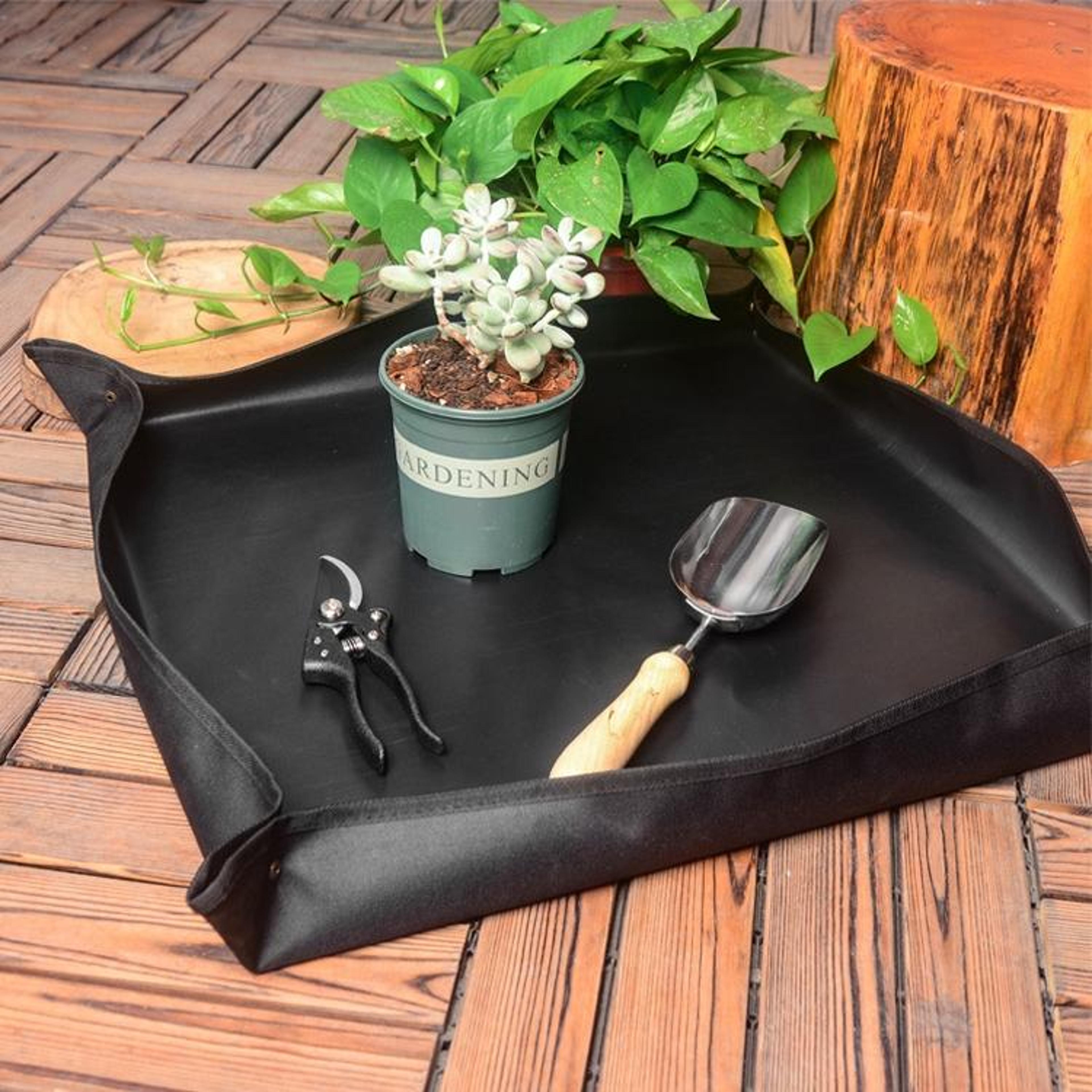 Balcony Gardening Waterproof Planting  Potting Mat Heavy Duty Gardening Repotting Pad 3