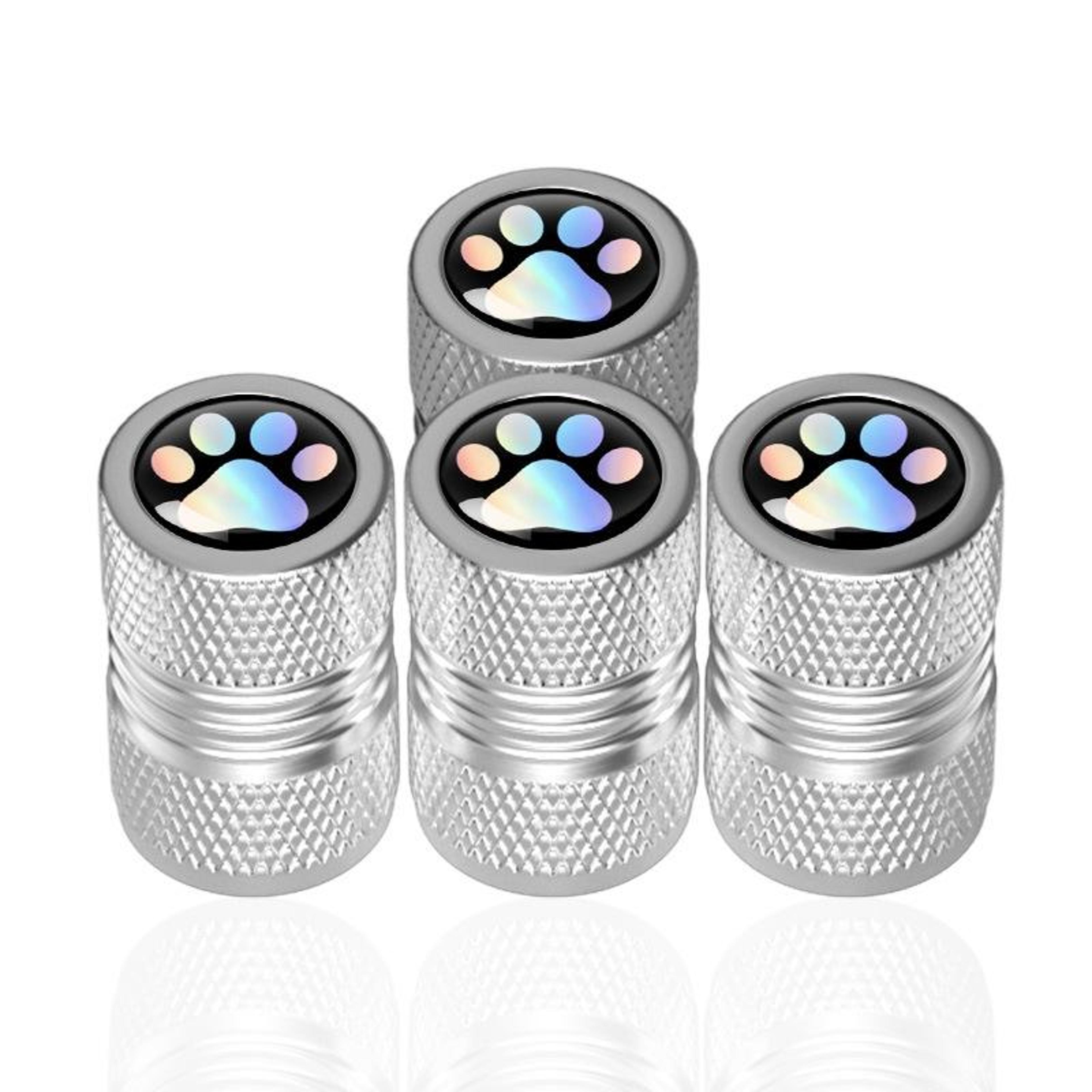 bear claw tire valve caps universal aluminum alloy dustproof tire stem covers