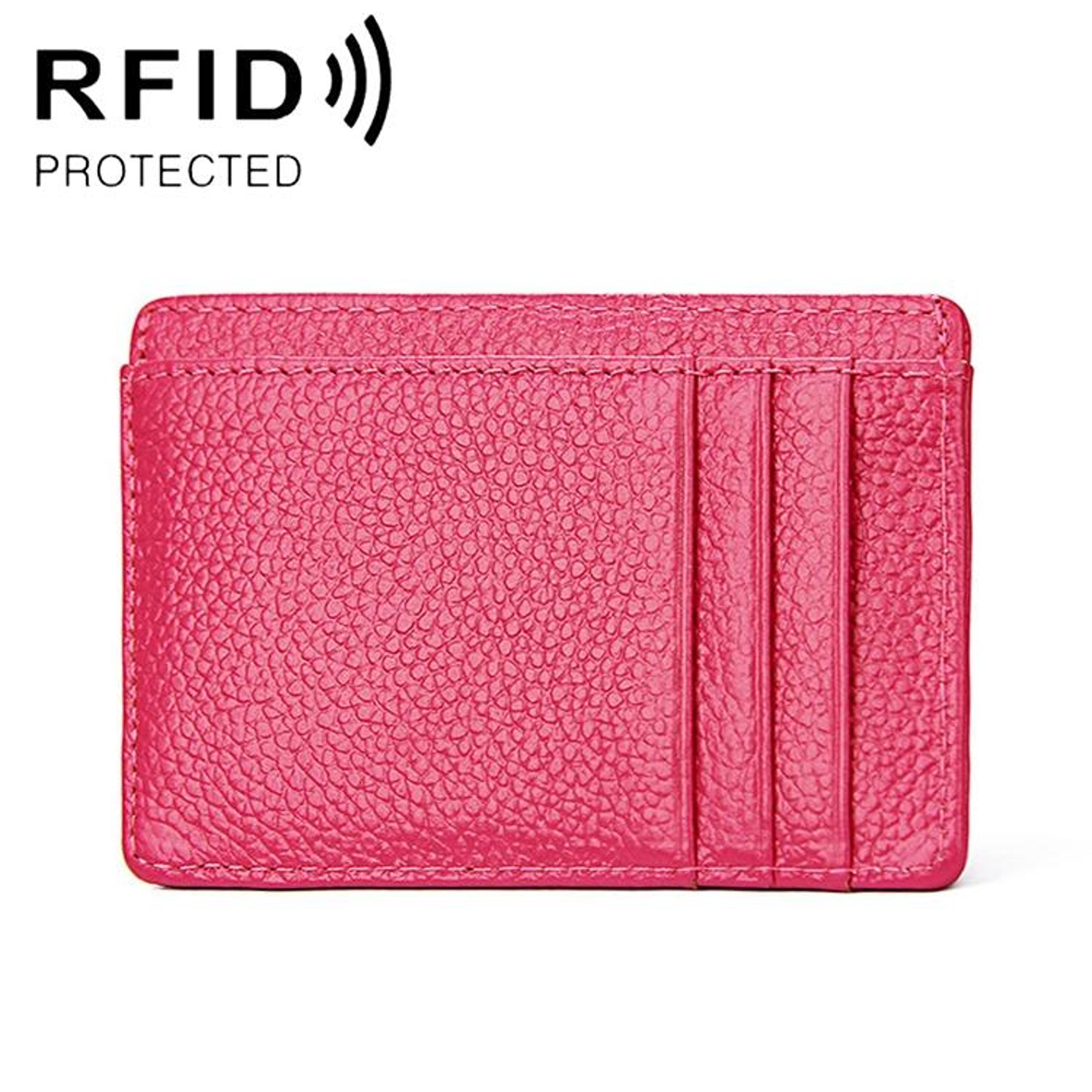 KB37 RFID Blocking Leather Card Holder Wallet Slim Billfold For Men And Women 15