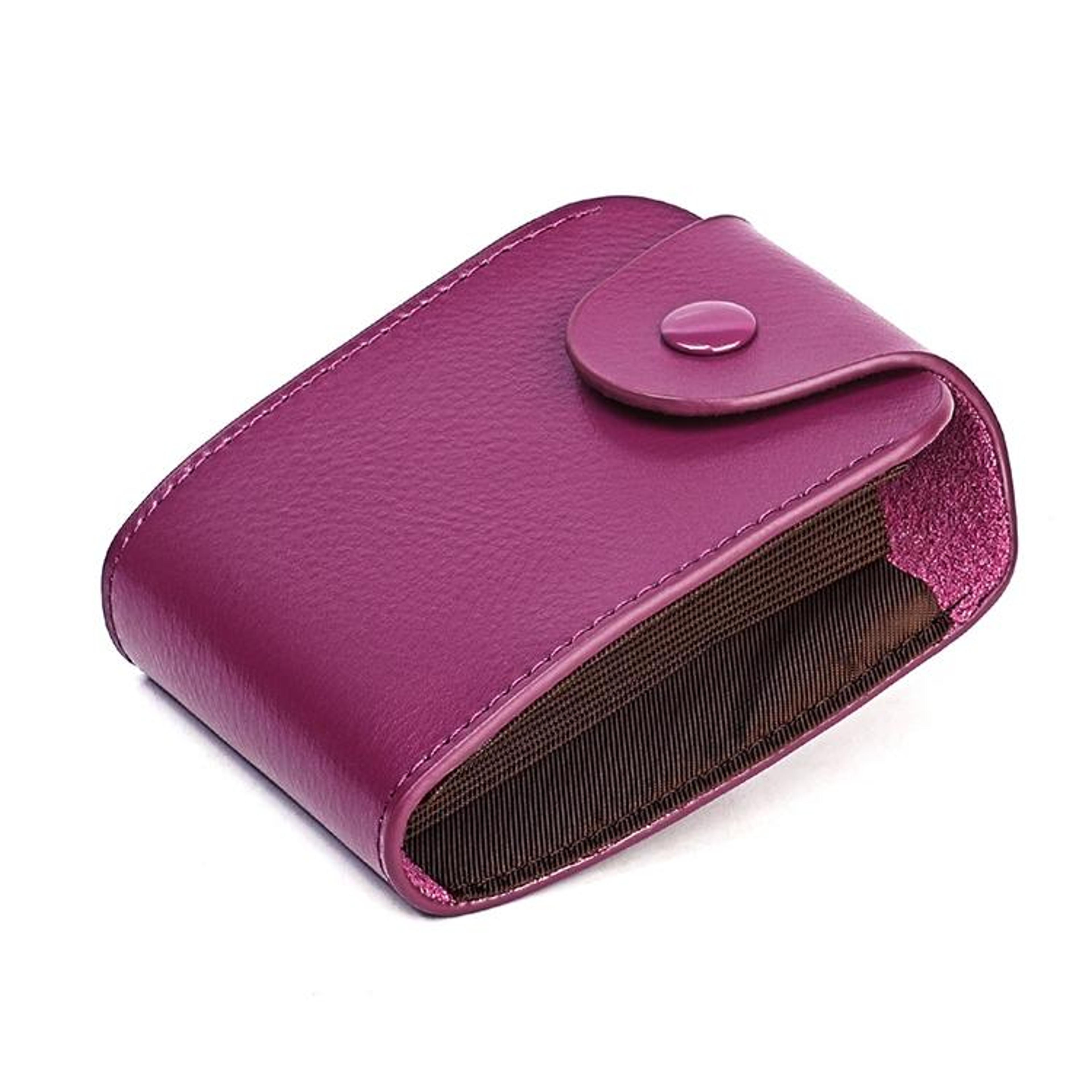 Large Capacity Leather Card Holder Wallet Slim Brown Compact Design For Men And Women 10