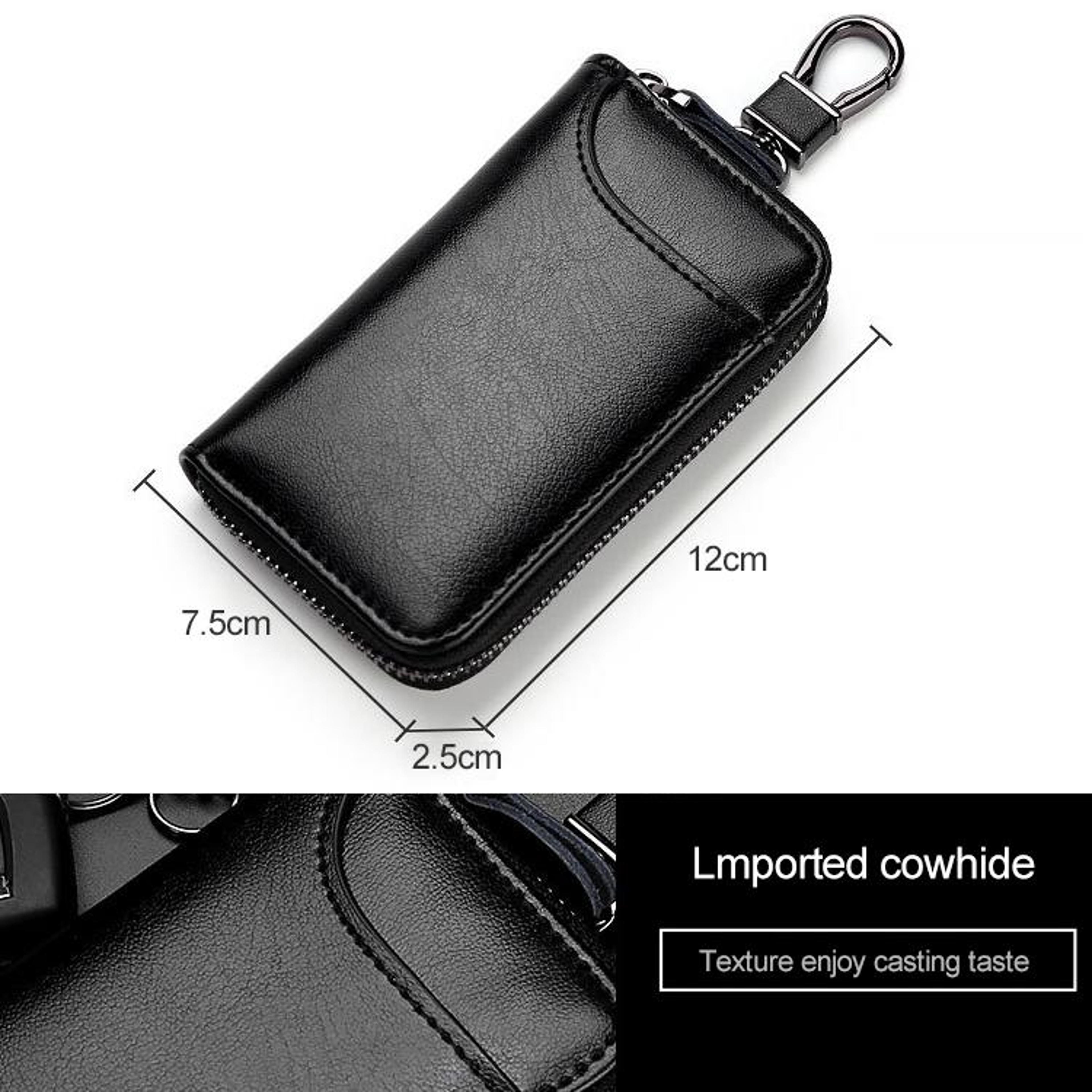 Leather Waist Hanging Key Holder Wallet MultiFunction Key Organizer Pouch For Men  Women 8
