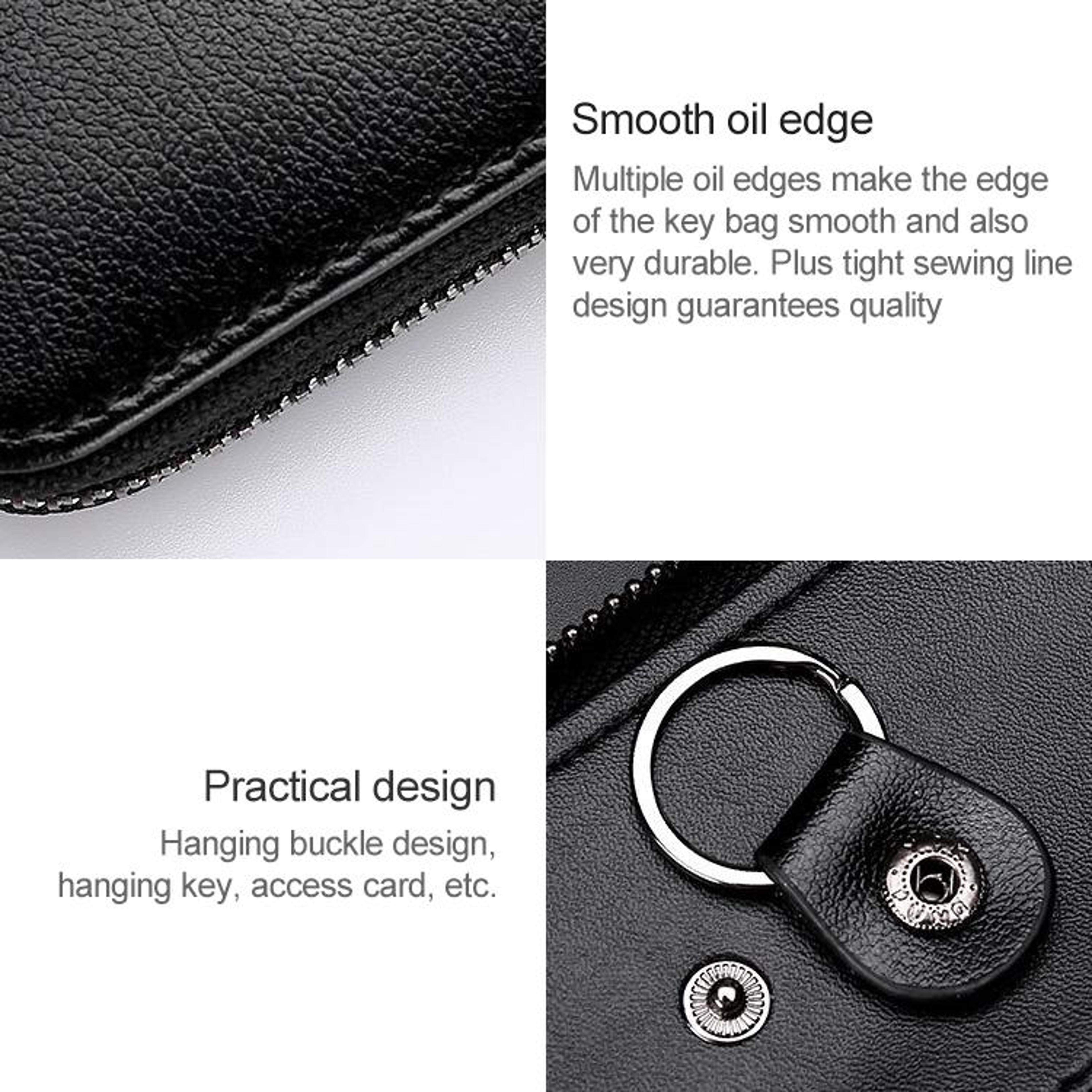 Leather Waist Hanging Key Holder Wallet MultiFunction Key Organizer Pouch For Men  Women 11