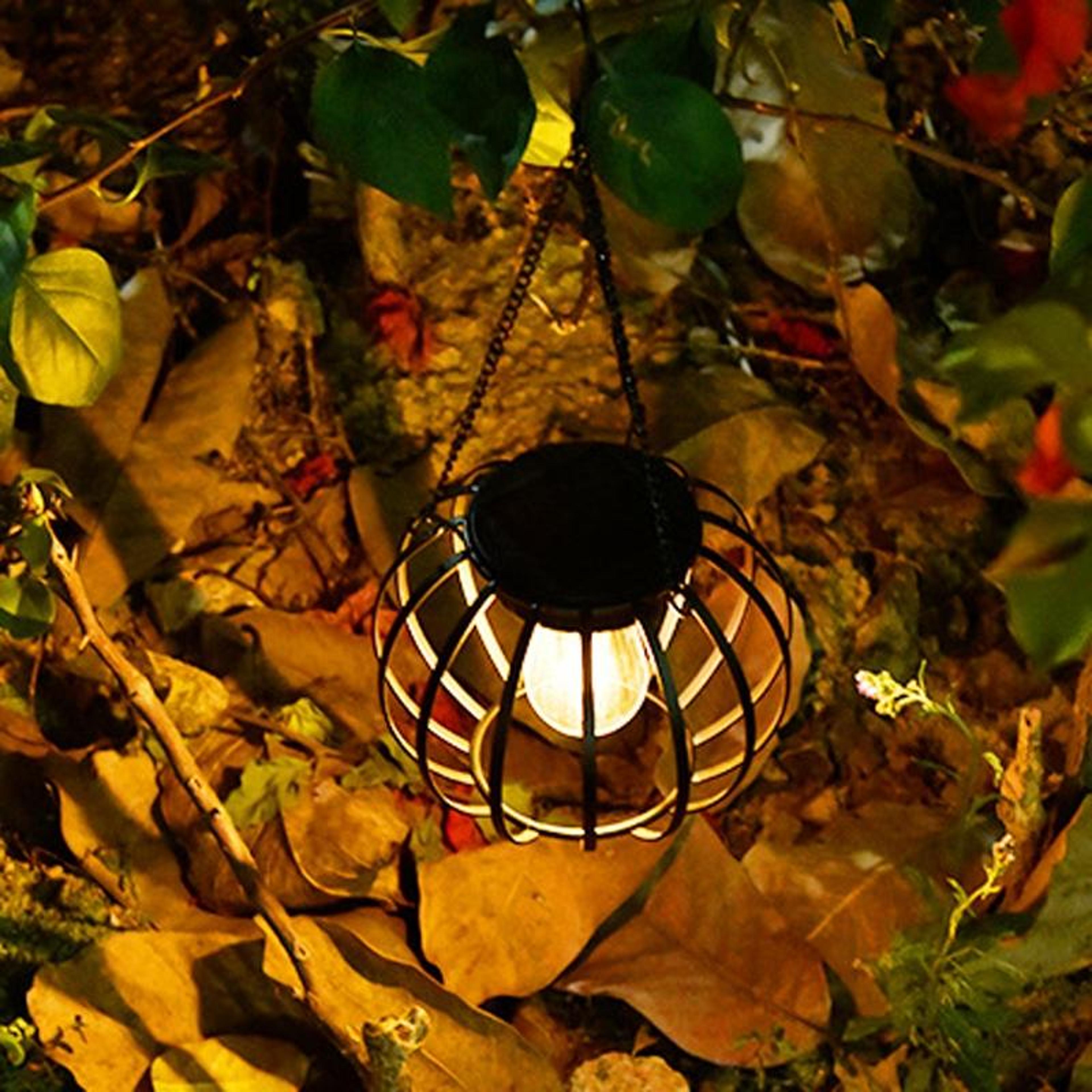 Solar Pumpkin Lantern Outdoor Solar Garden Light Waterproof LED Pathway Decor 2