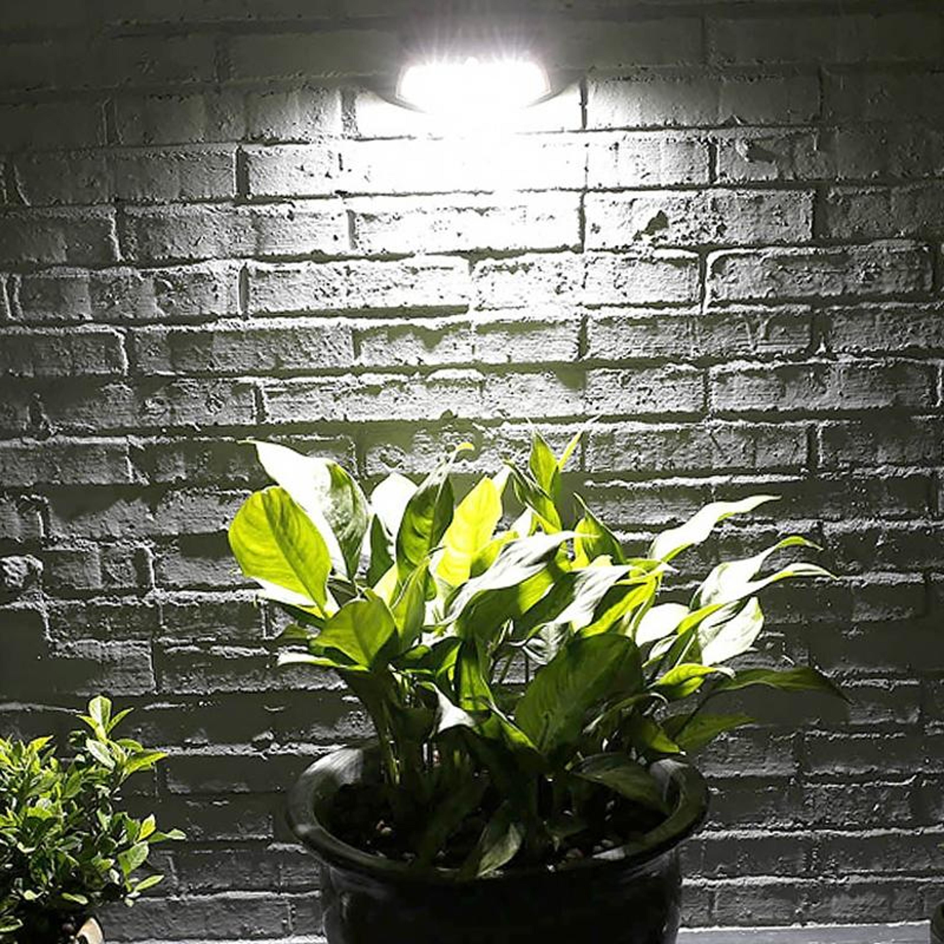 Human Body Induction Solar Motion Sensor Garden Wall Light Outdoor Waterproof Warm LED 5