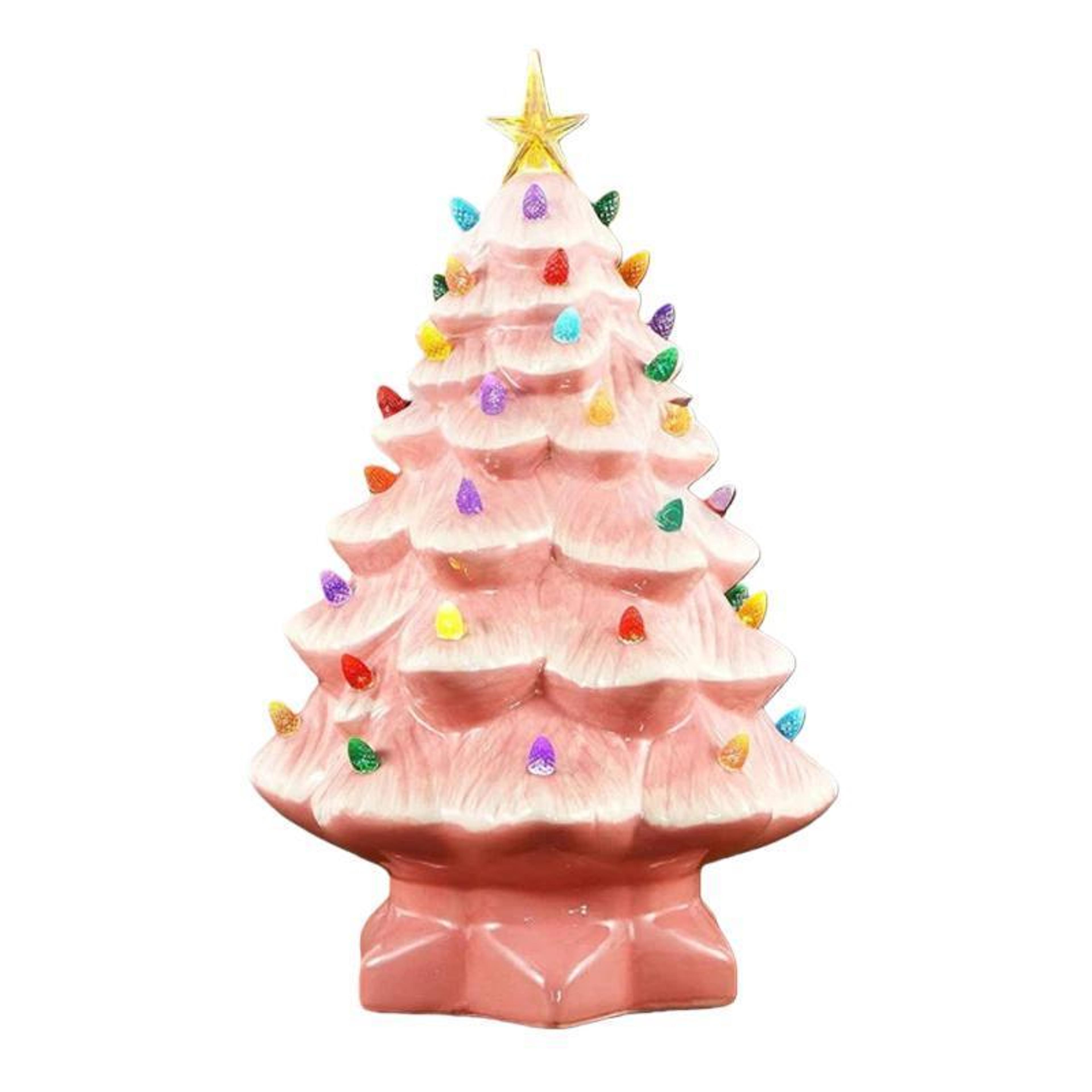 Plug In Christmas Tree Socket Ornament LED Night Light Holiday Decorative Lamp 6