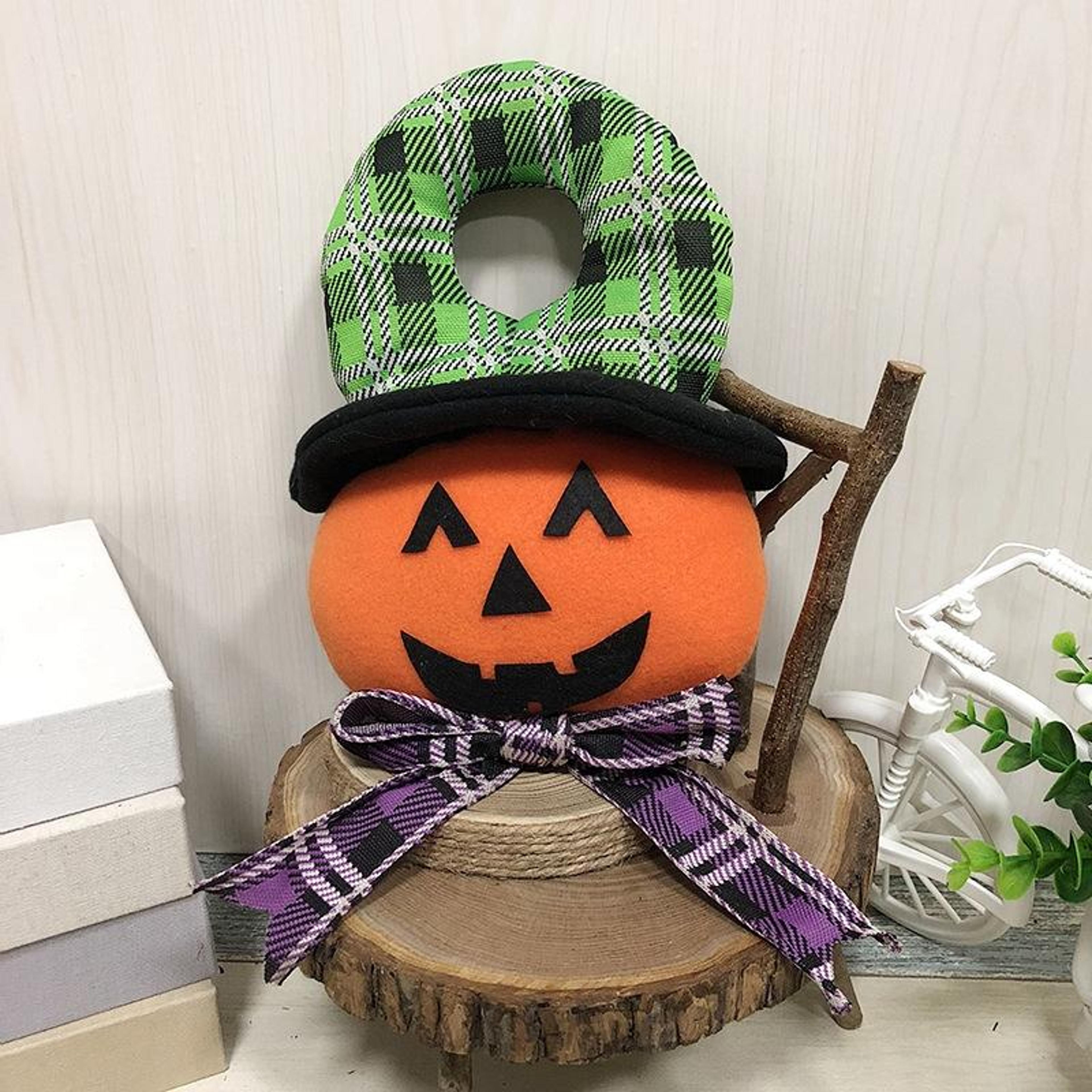 handmade pumpkin halloween door hanging decoration halloween hanging pendant for home & party decor