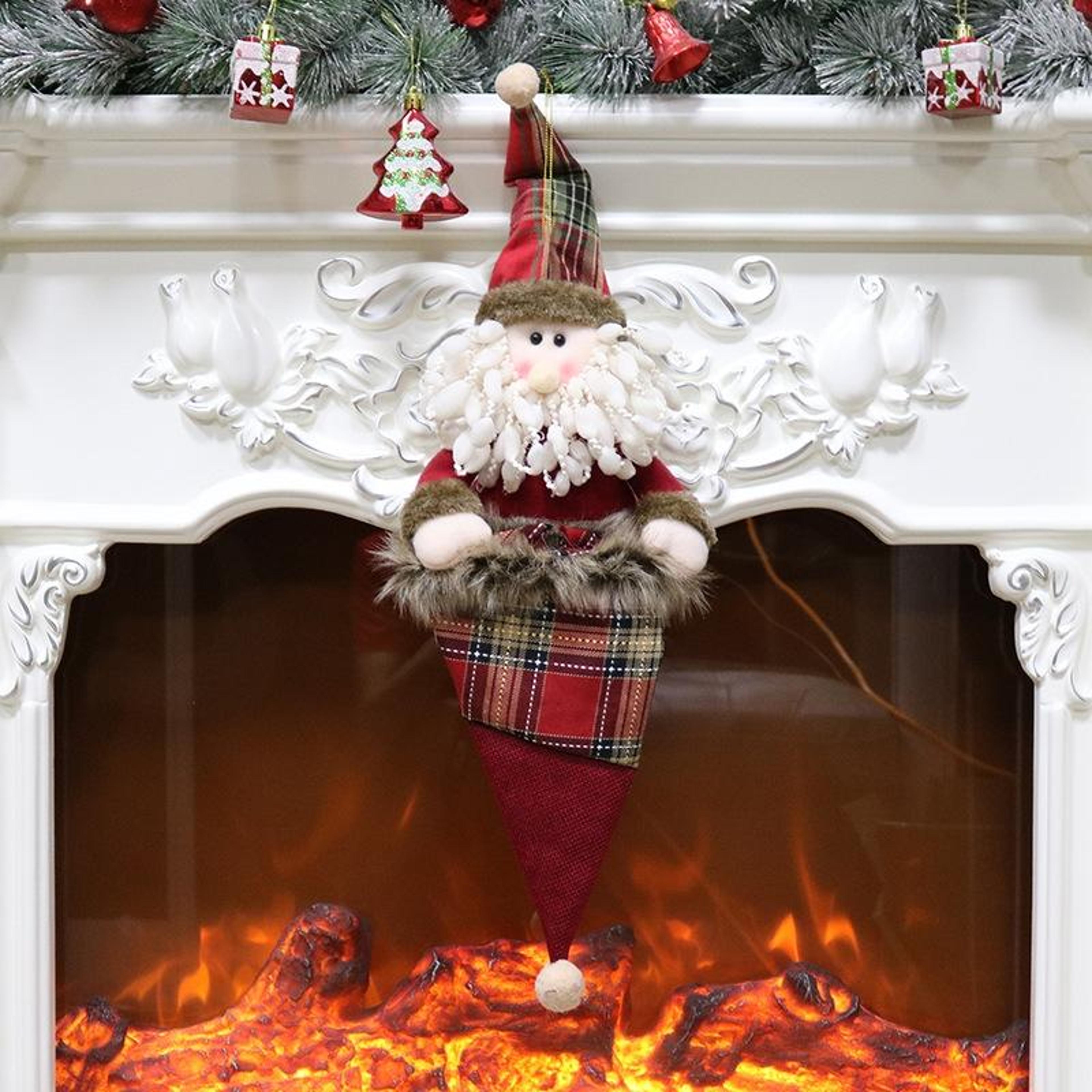 christmas character candy gift bag hanging ornament for tree decor and holiday treats