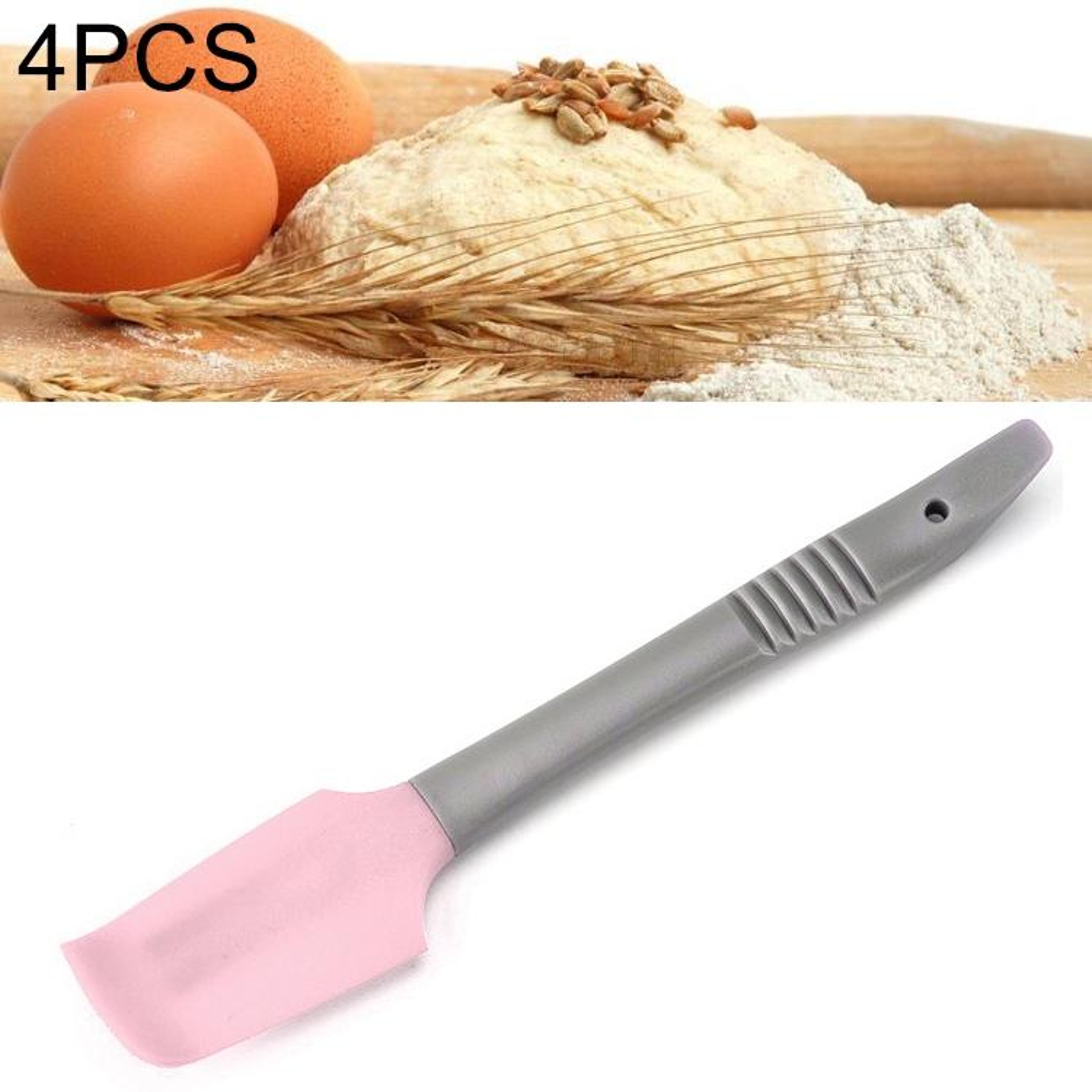 silicone butter spreader & cake smoother set non stick baking scraper tools