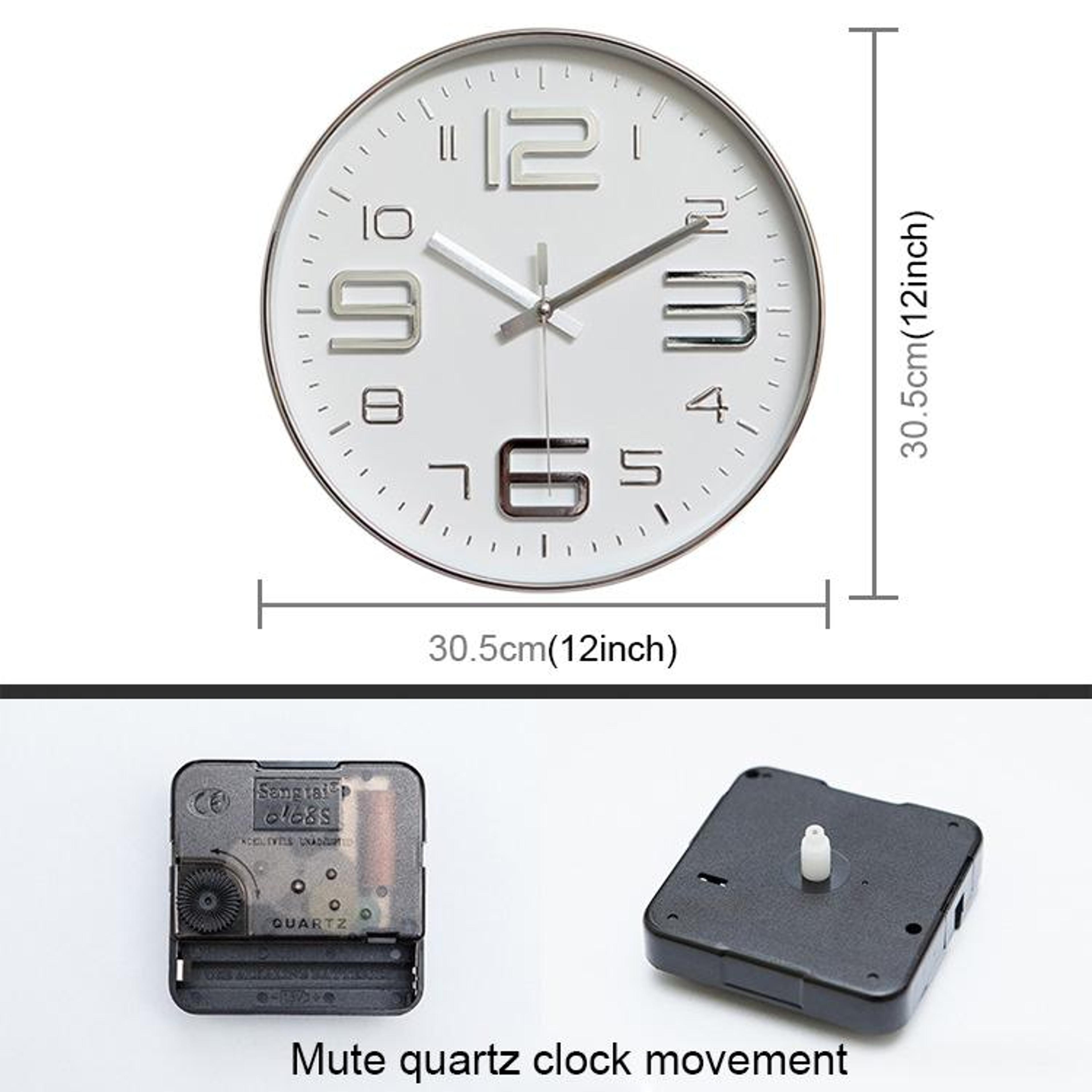 Modern Wall Clock With Silent Quartz Wall Clock Movement For Home Decor 3