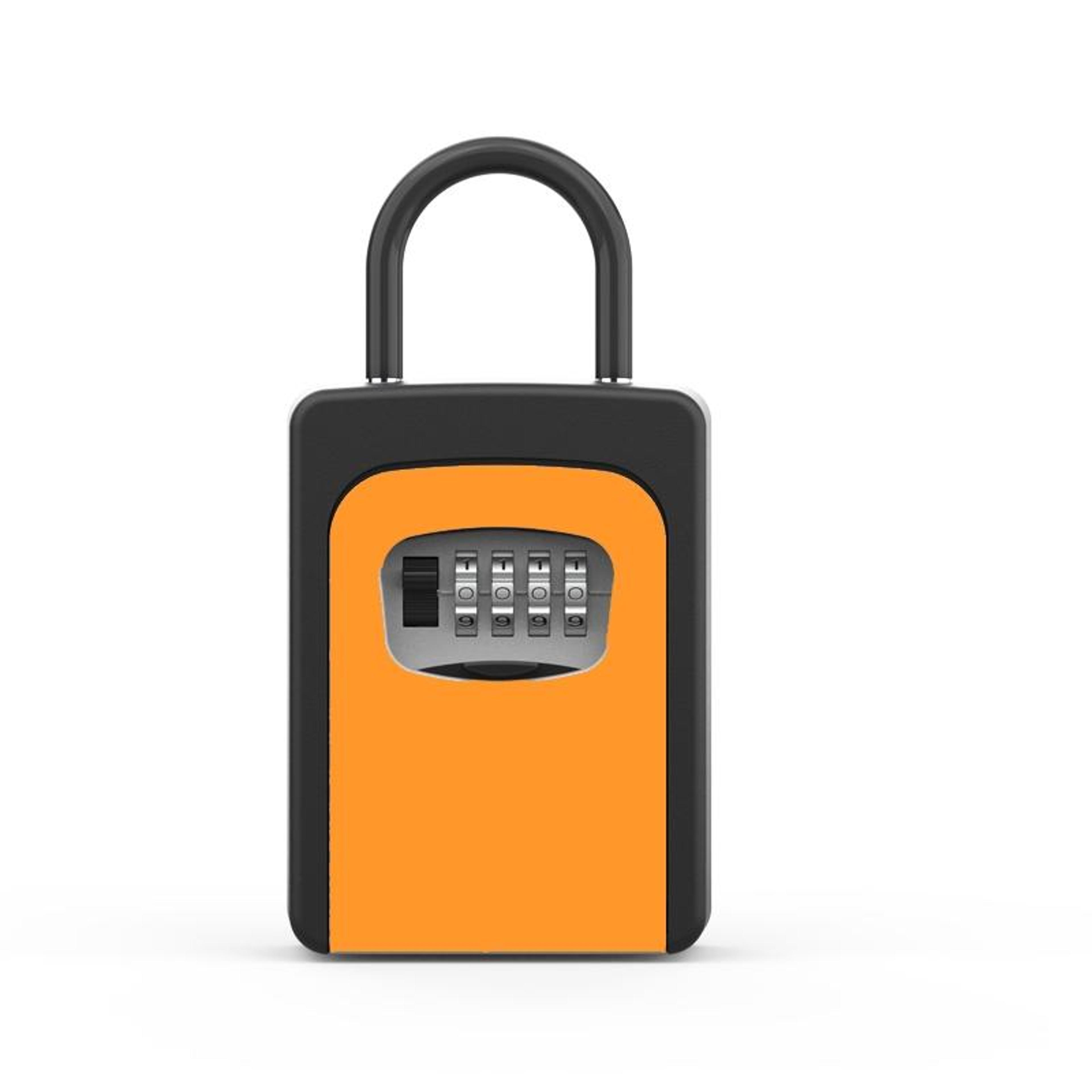 SecureGuard Key Lock Box Wall Mounted Combination Safe For Keys Cards  Valuables 0