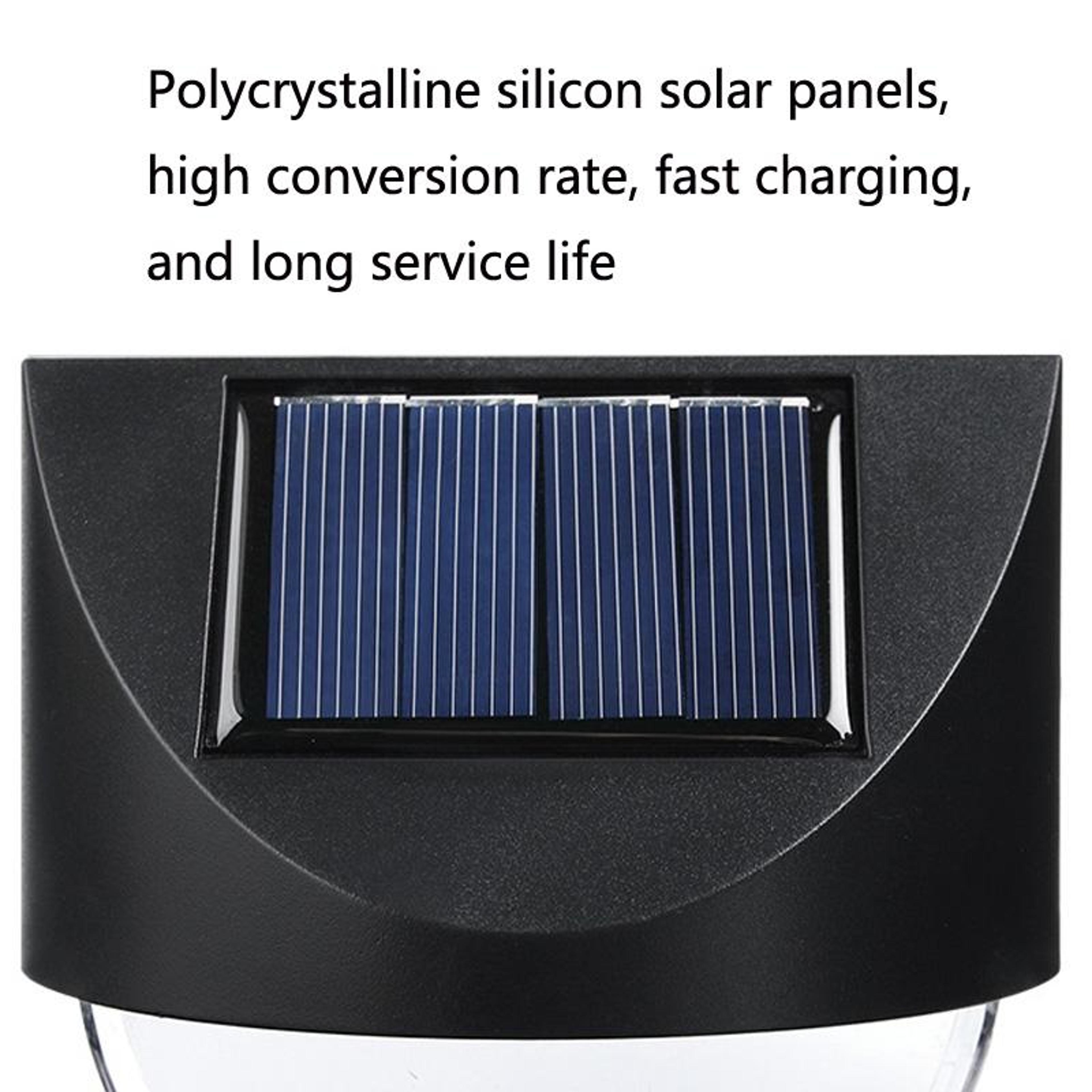 Solar Mirror Wall Light Outdoor Solar Light For Garden Fence  Patio Decor 4