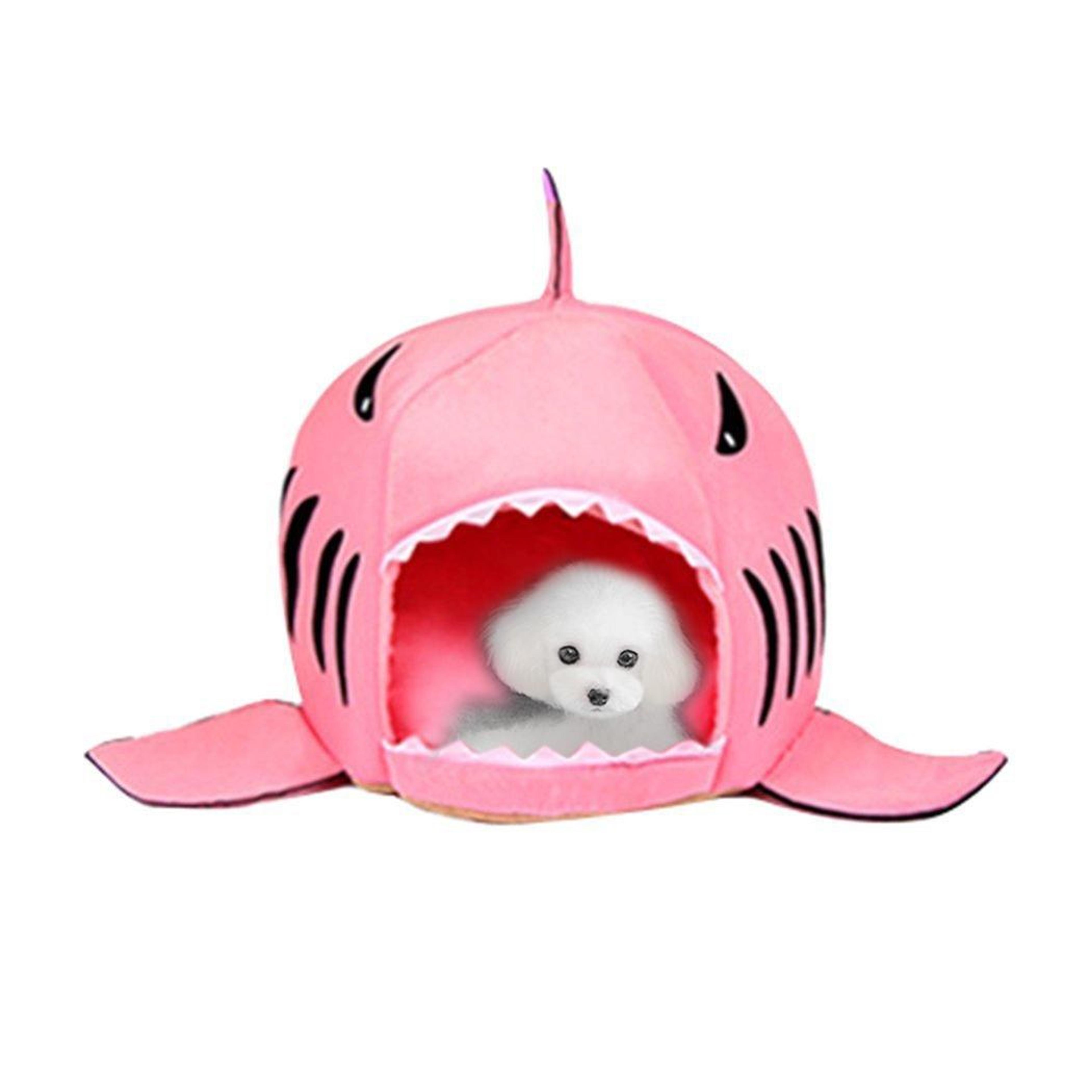 Cozy Shark Pet Bed Indoor Cat Cave Bed For Small Dogs  Cats 2
