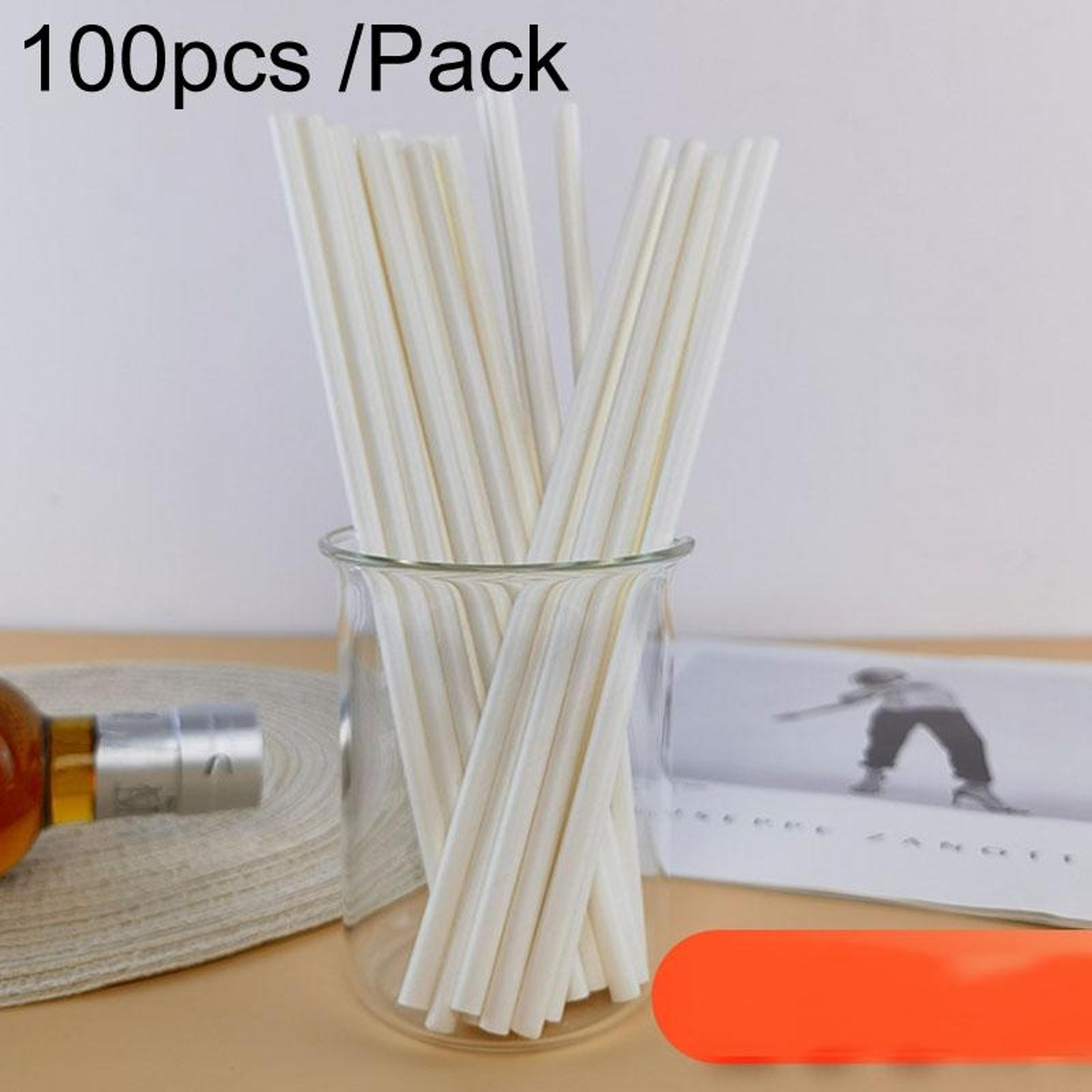 Pack Paper Straws Biodegradable Disposable Drinking Straws For Hot  Cold Beverages 8