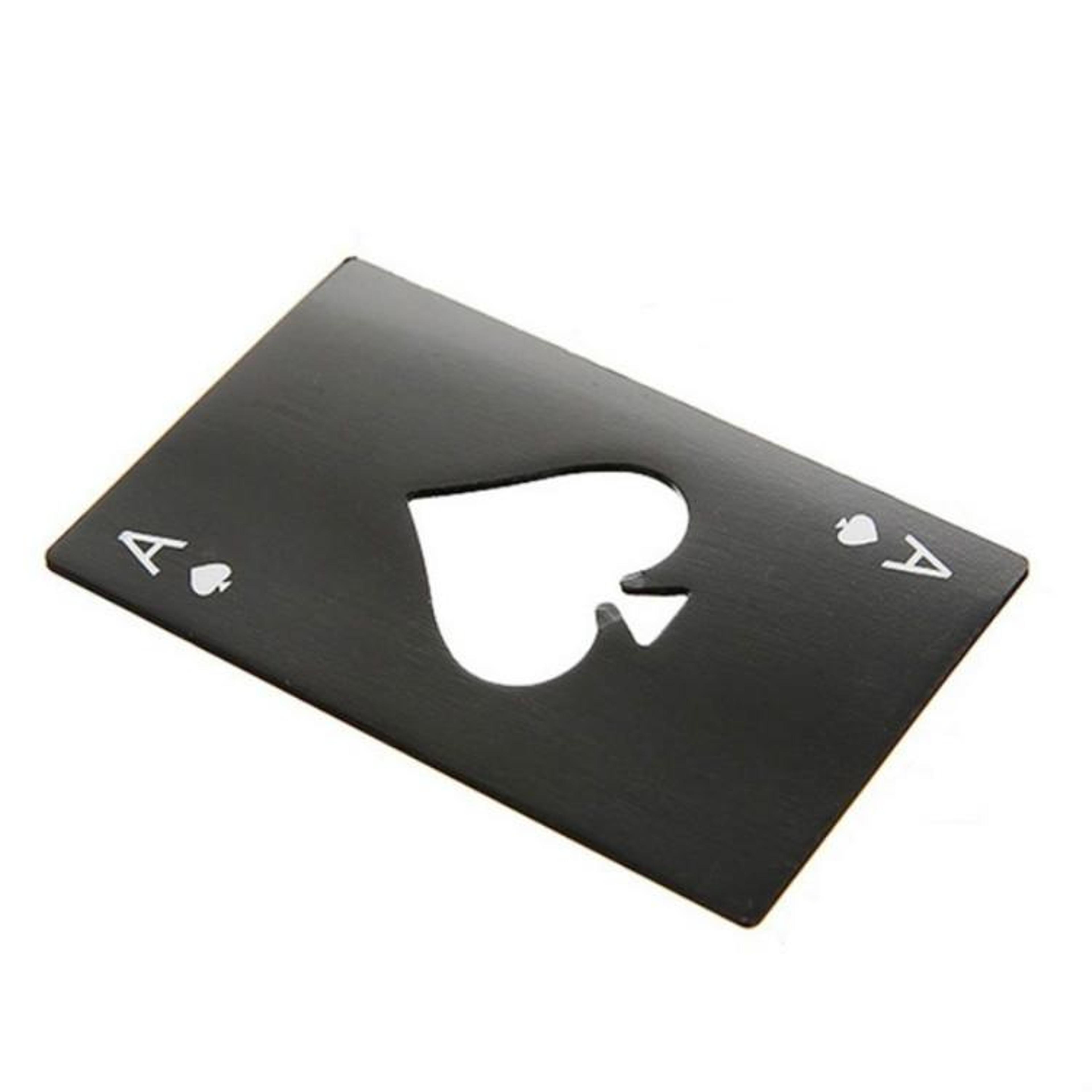 ace card stainless steel bottle opener wallet sized beer opener