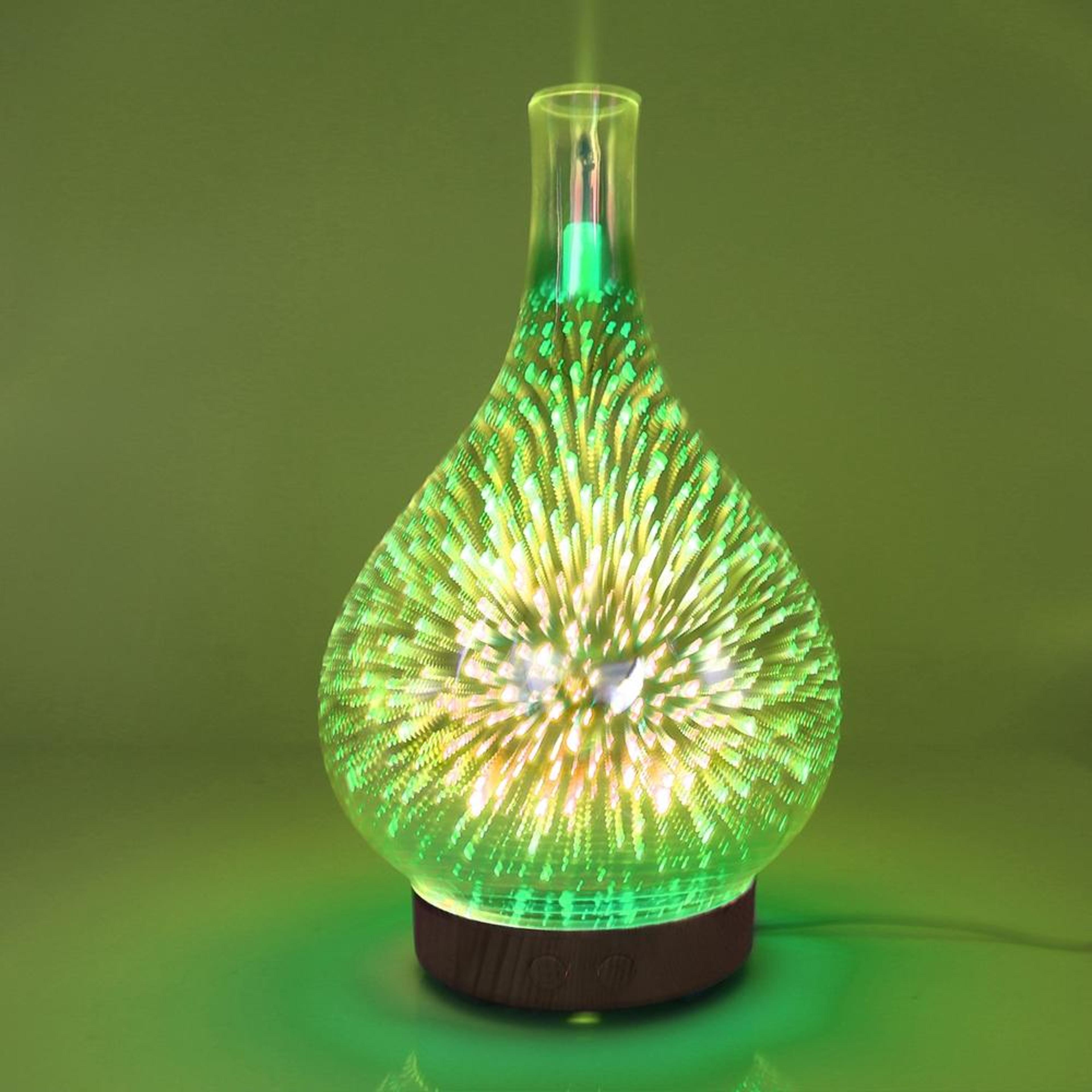 Fireworks 3D Aroma Diffuser  Air Humidifier With 7Color LED Night Light 3