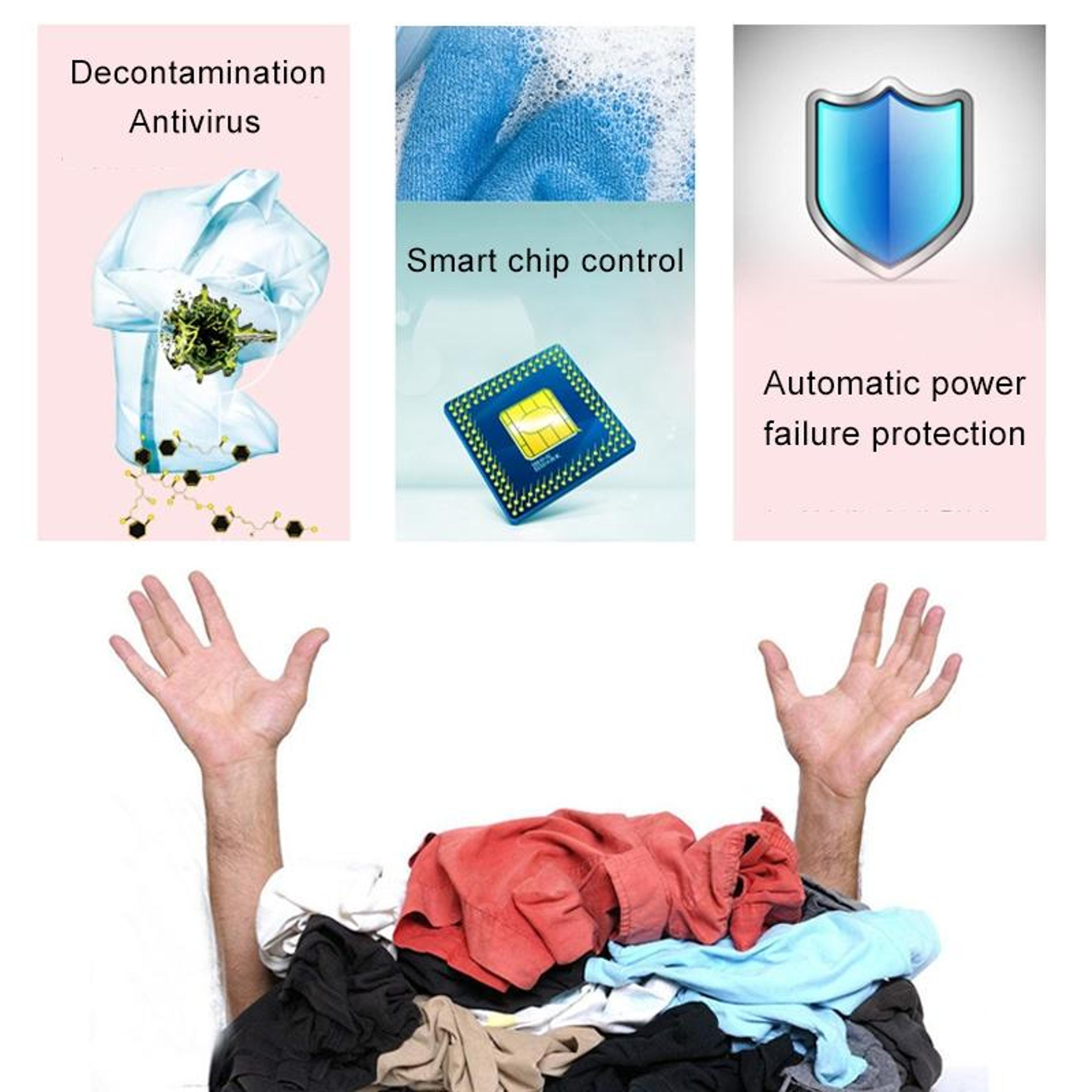 Portable Mini Ultrasonic Washing Machine For Travel Clothes And Delicate Laundry 10