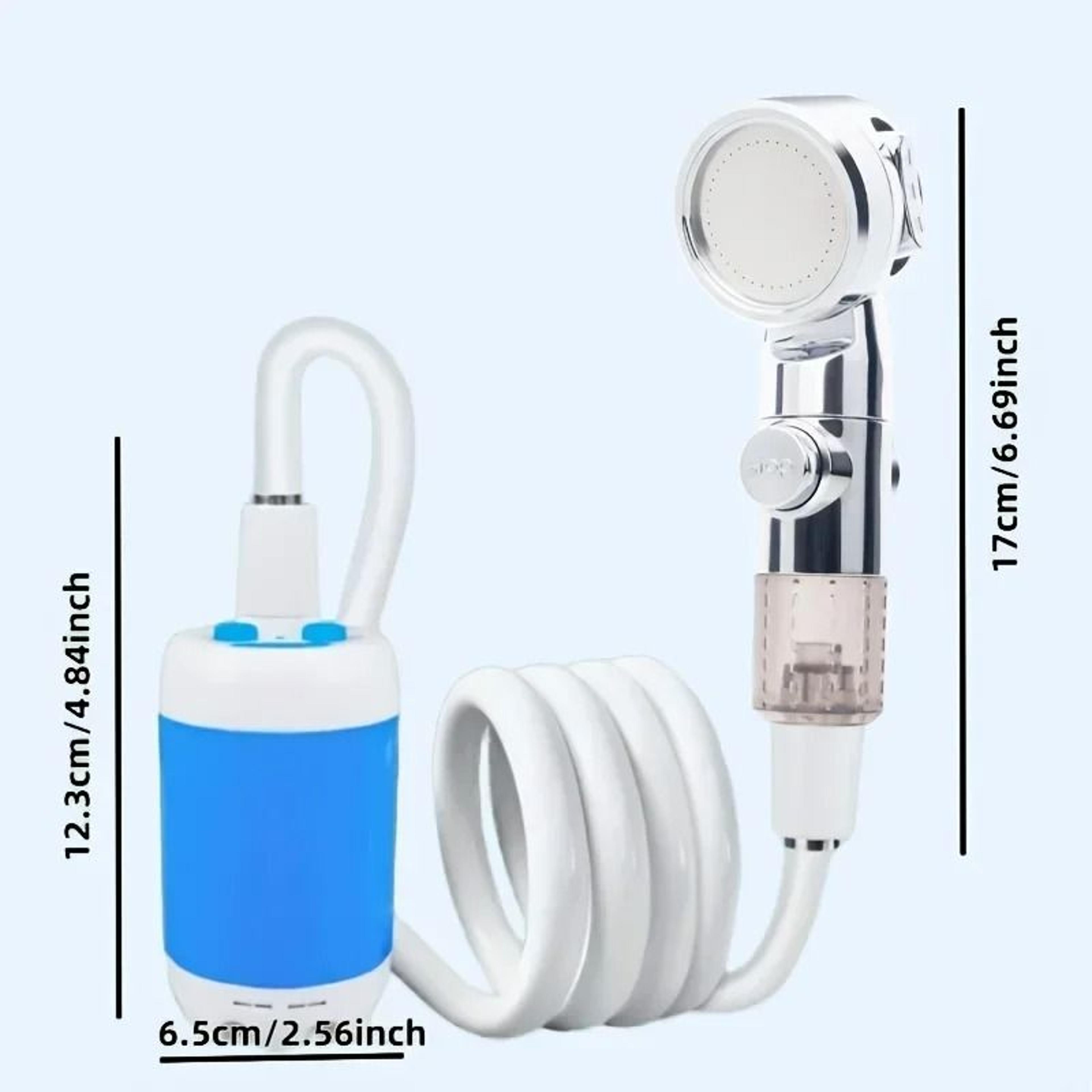 Portable USB Rechargeable Shower Head Outdoor Watering System With Garden Hose And US Connector 1