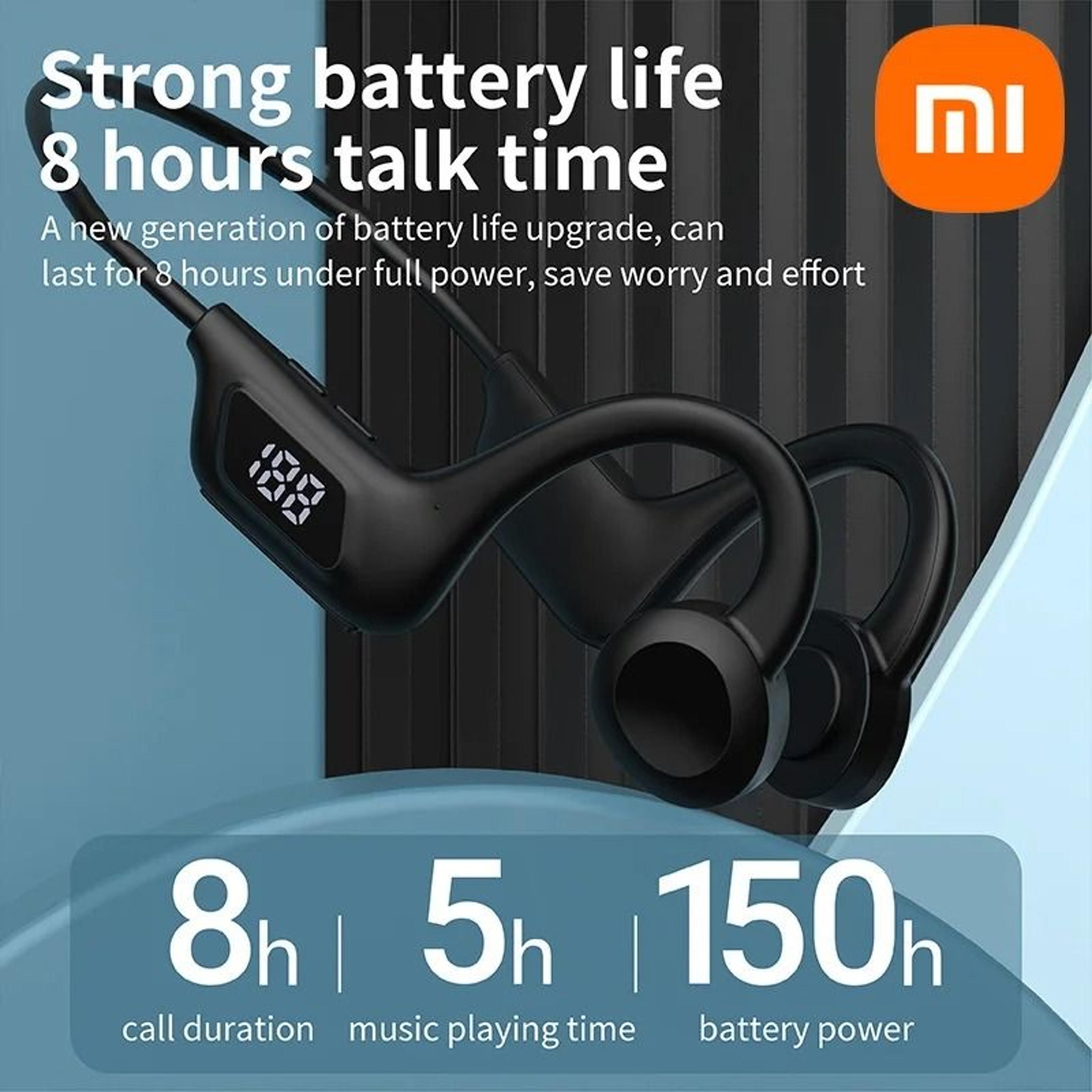 Bone Conduction Wireless Earphones With Mic For Running Swimming And Sport Use 4