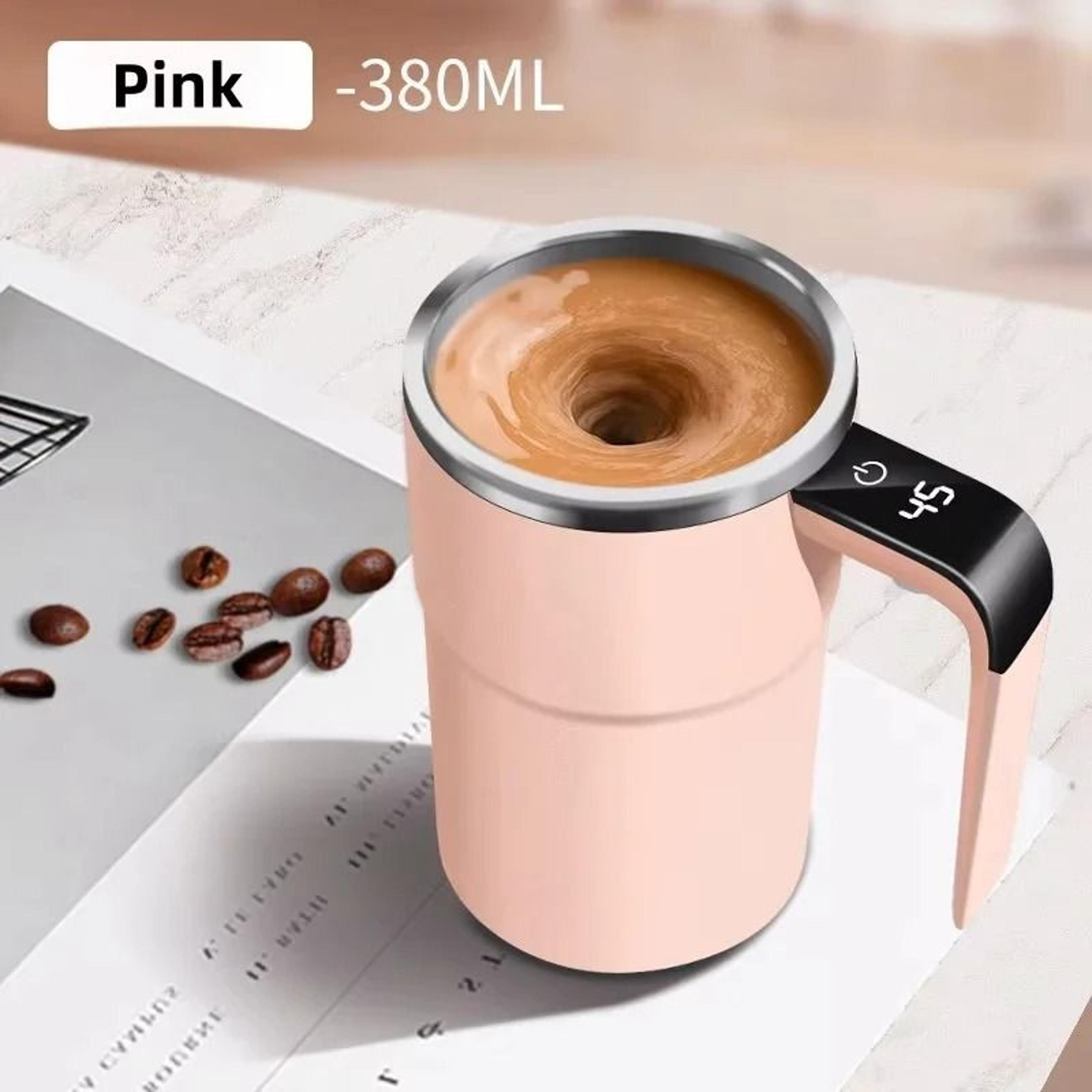 USB Rechargeable Self Mixing Coffee Mug With Magnetic Stirring And Spill Resistant Lid 8