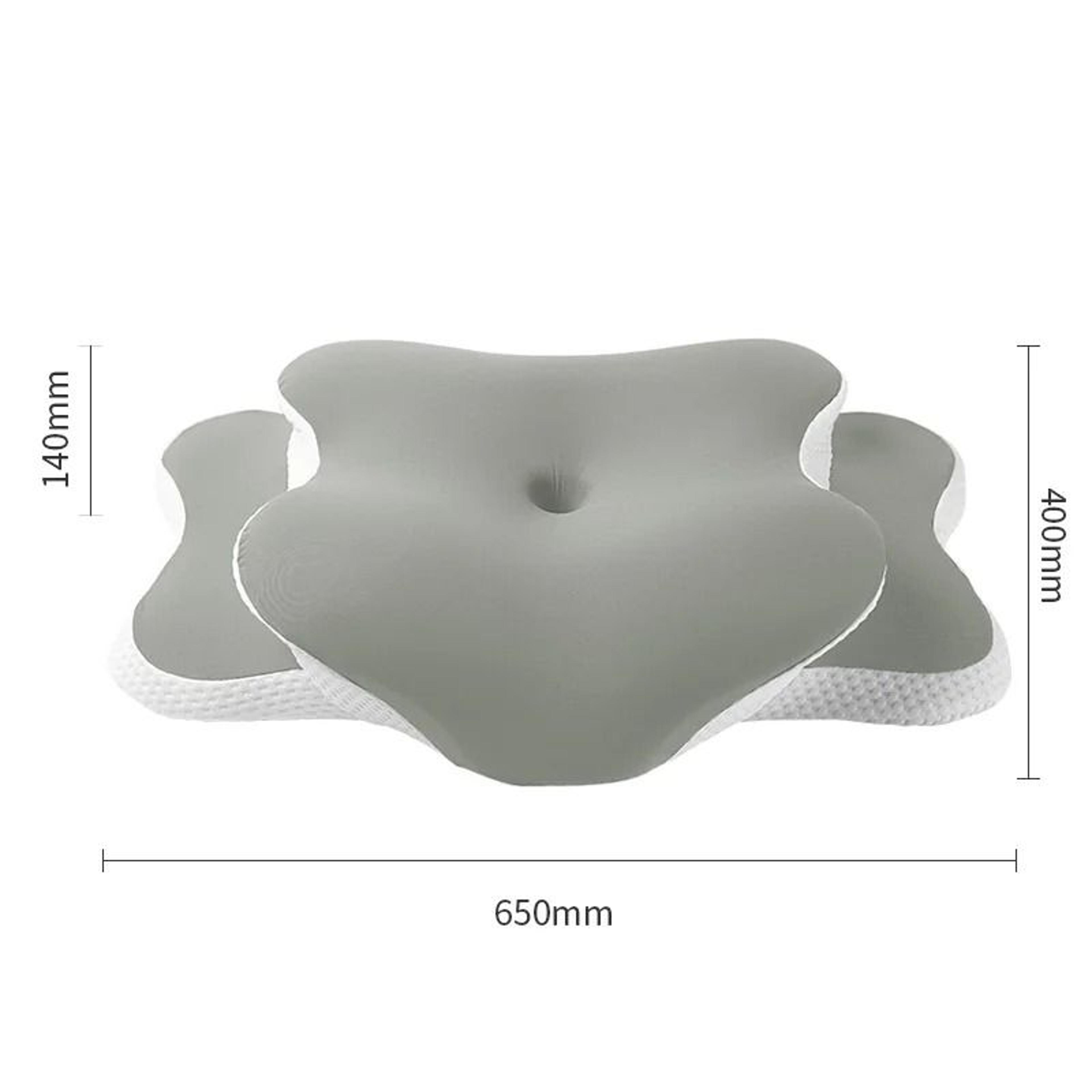 Ergonomic Memory Foam Cervical Pillow With Ice Silk Cover For Neck Pain Relief 7