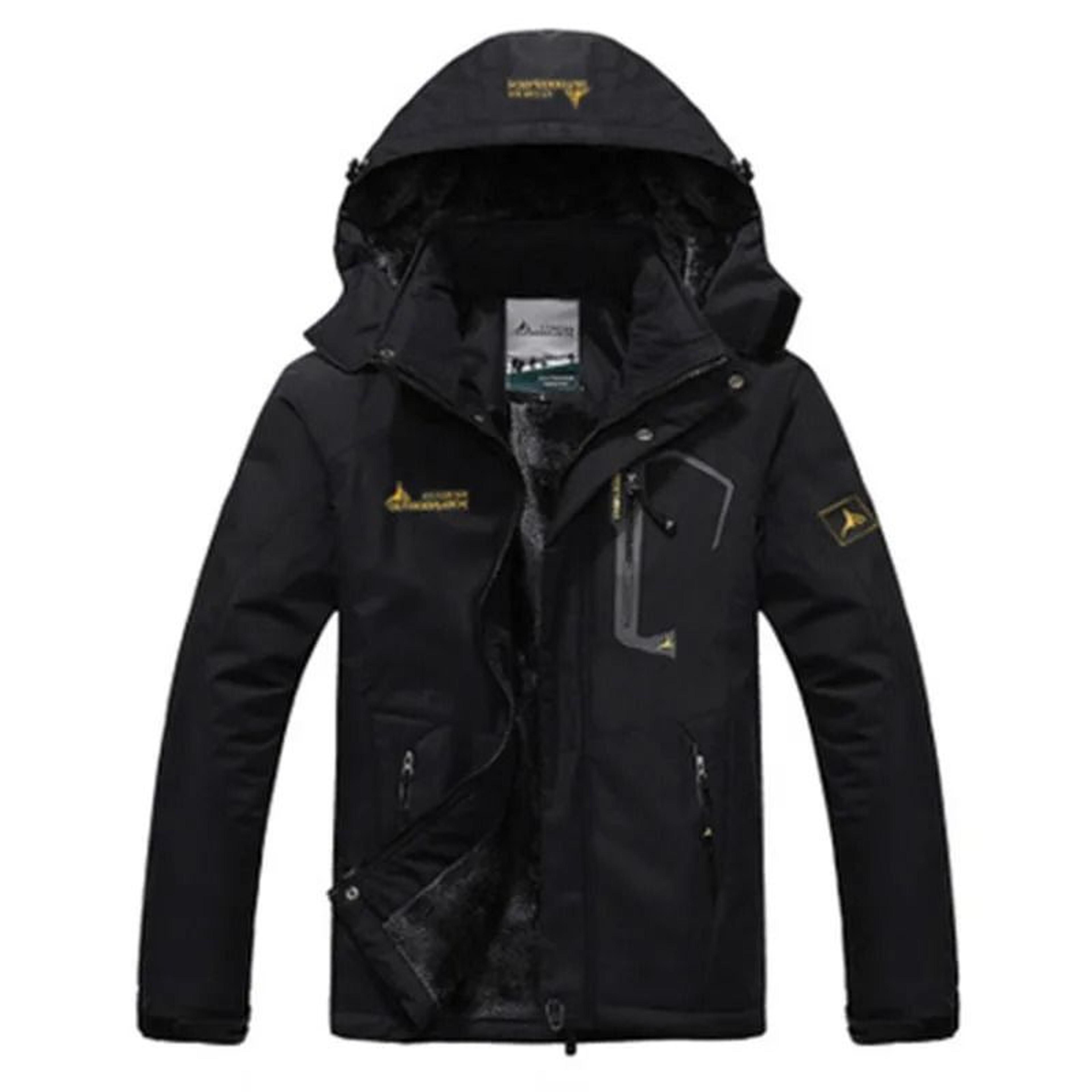 Mens Heavy Duty Winter Parka With Fur Hood And Windproof Warm Lining 4