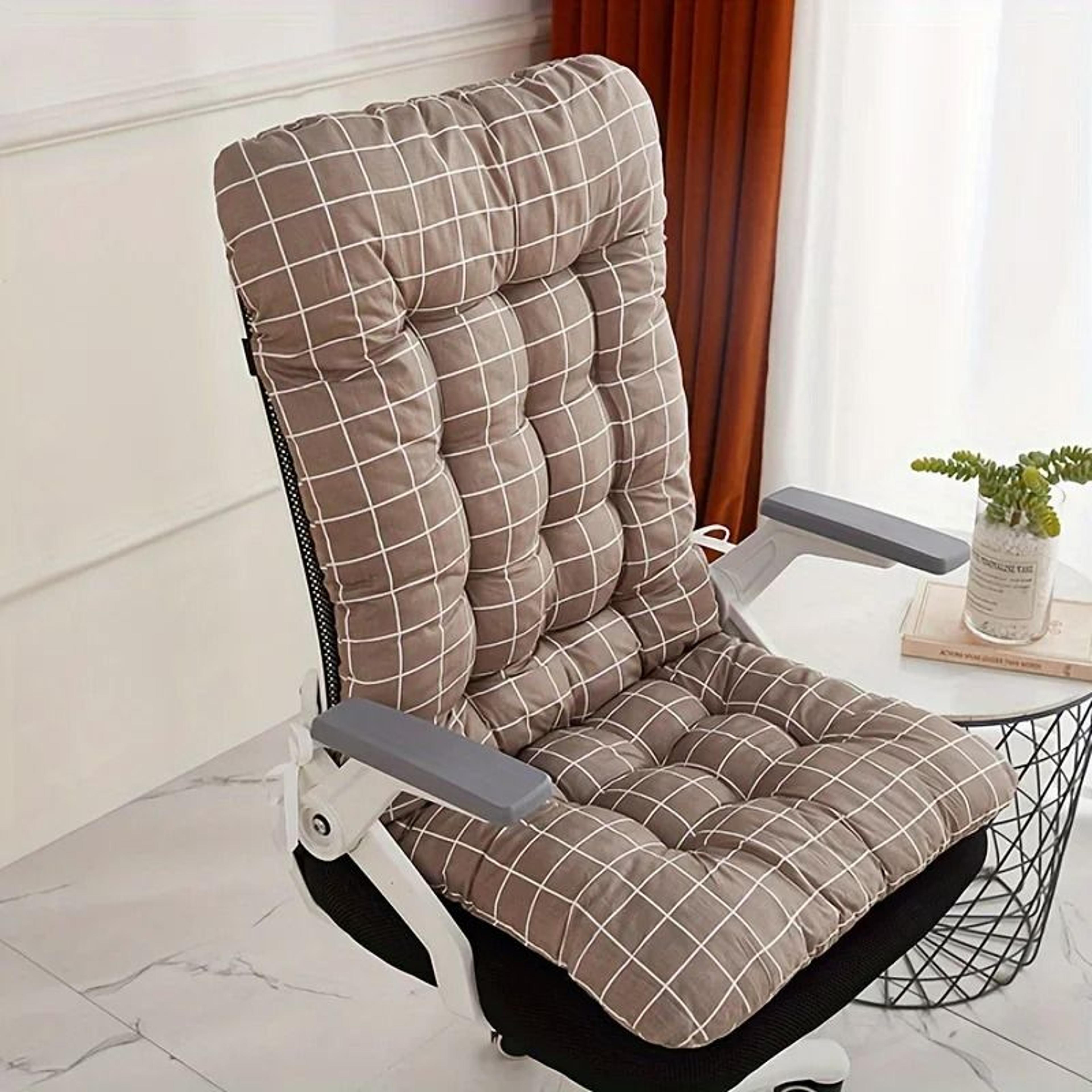 Ergonomic Chair Cushion With Built In Back Support For Office And Car Seats 0